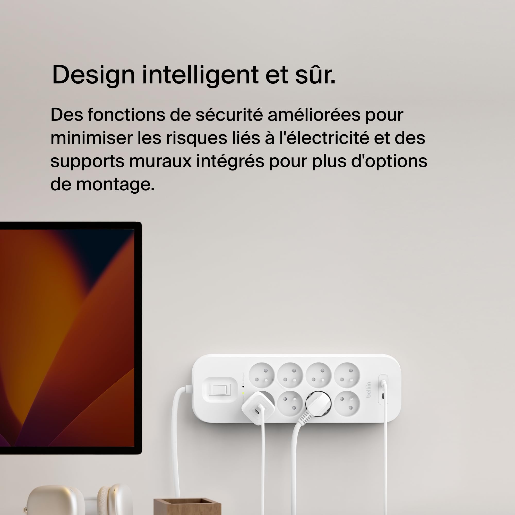 belkin-multiprise-parafoudre-8-prises-avec-2-ports-usb-c-pd-18-w-protection-900- image 7