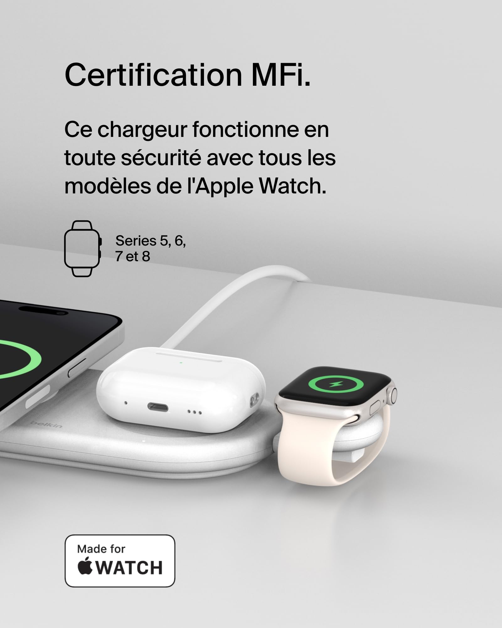 belkin-boostcharge-chargeur-portable-usb-c-certifi-mfi-pour-apple-watch-series-1 image 2
