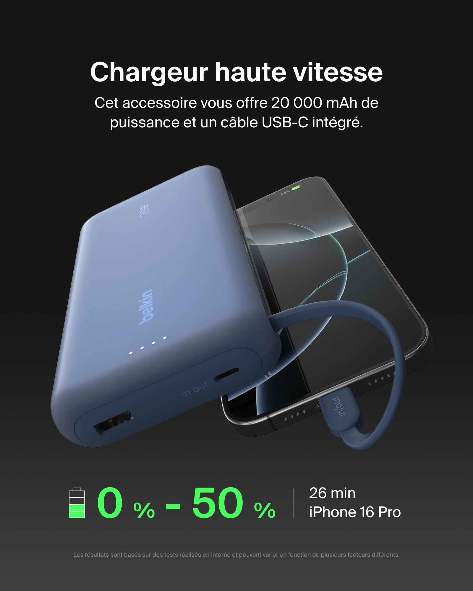 belkin-boostcharge-20k-batterie-externe-20-000-mah-pd-30-w-avec-c-ble-usb-c-int- image 2