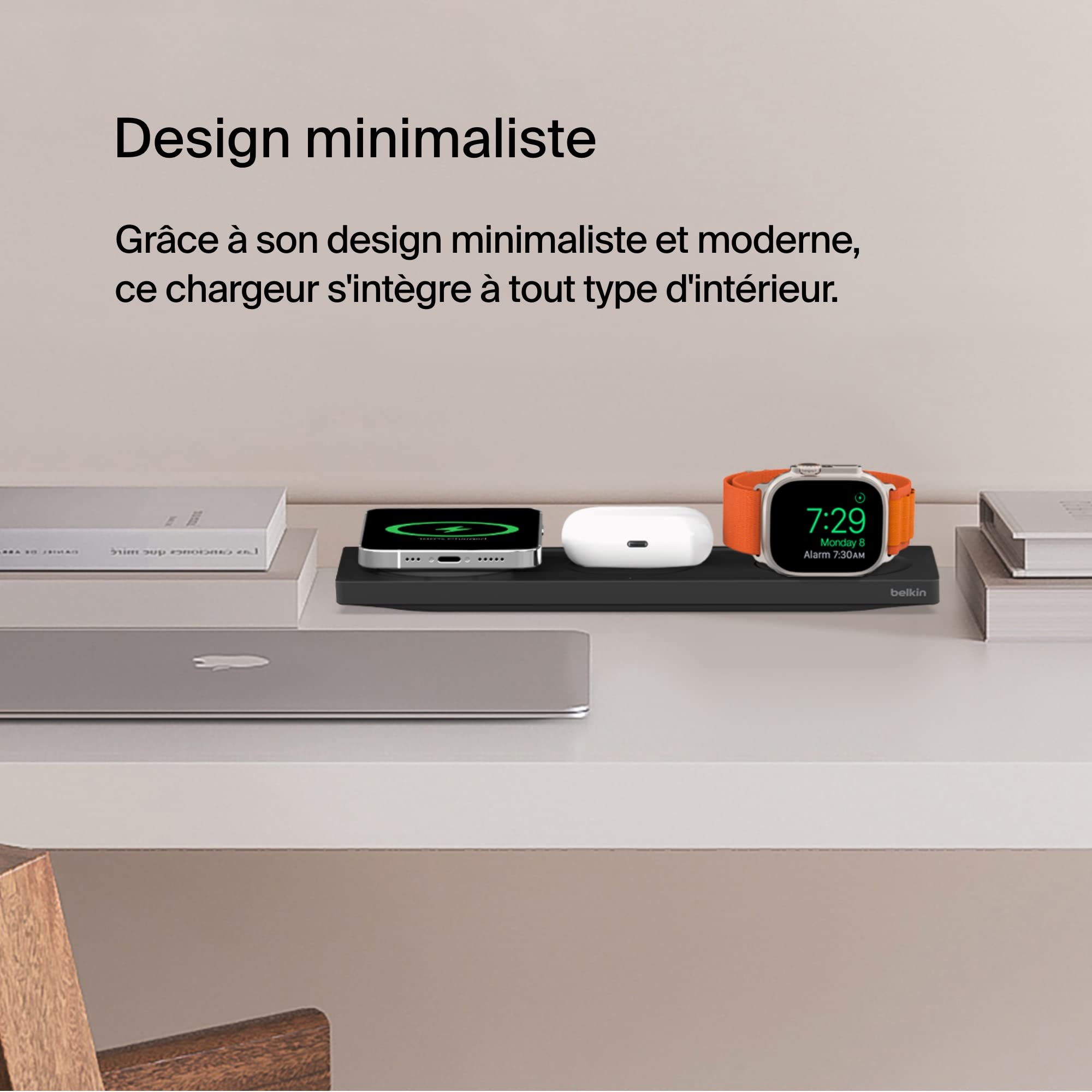 belkin-chargeur-sans-fil-magsafe-3-en-1-certifi-mfi-recharge-rapide-pour-iphone- image 6