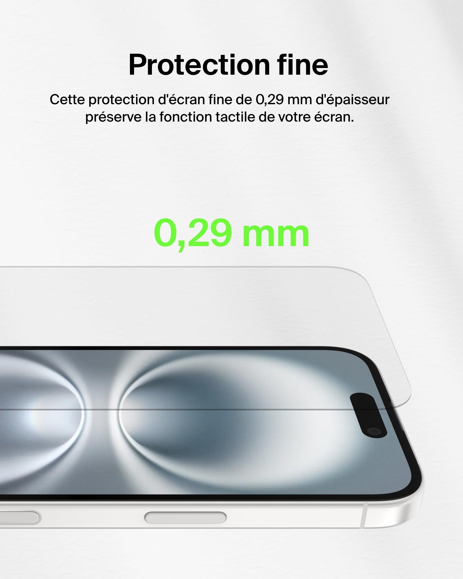 belkin-screenforce-ultraglass-2-ova131zz-protection-d-cran-en-verre-antimicrobie image 6