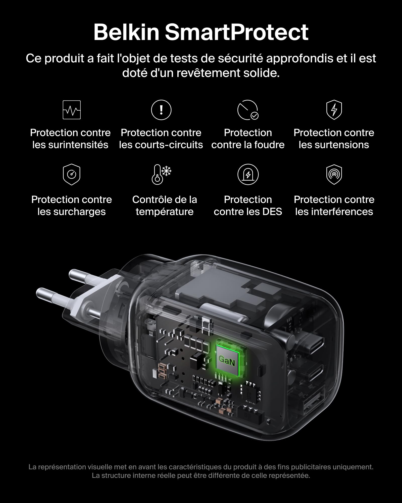 belkin-chargeur-secteur-gan-100w-3-ports-2x-usb-c-pd-pps-usb-a-fiches-ue-uk-us-p image 7