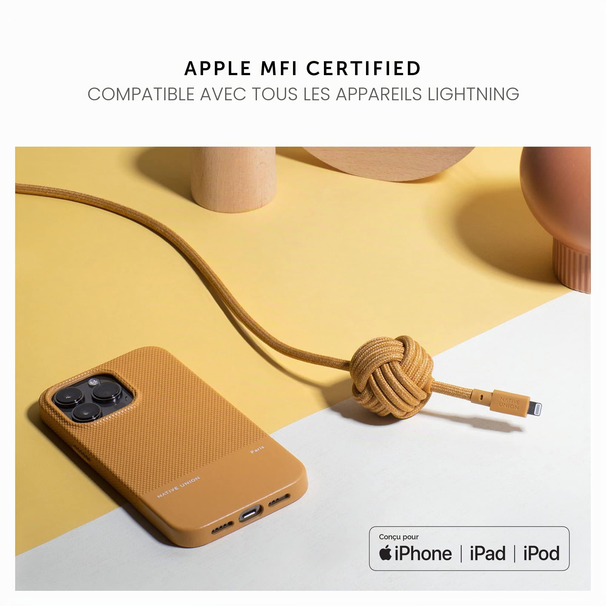 native-union-night-c-ble-usb-c-vers-lightning-3-m-certifi-mfi-renforc-ultra-soli image 2