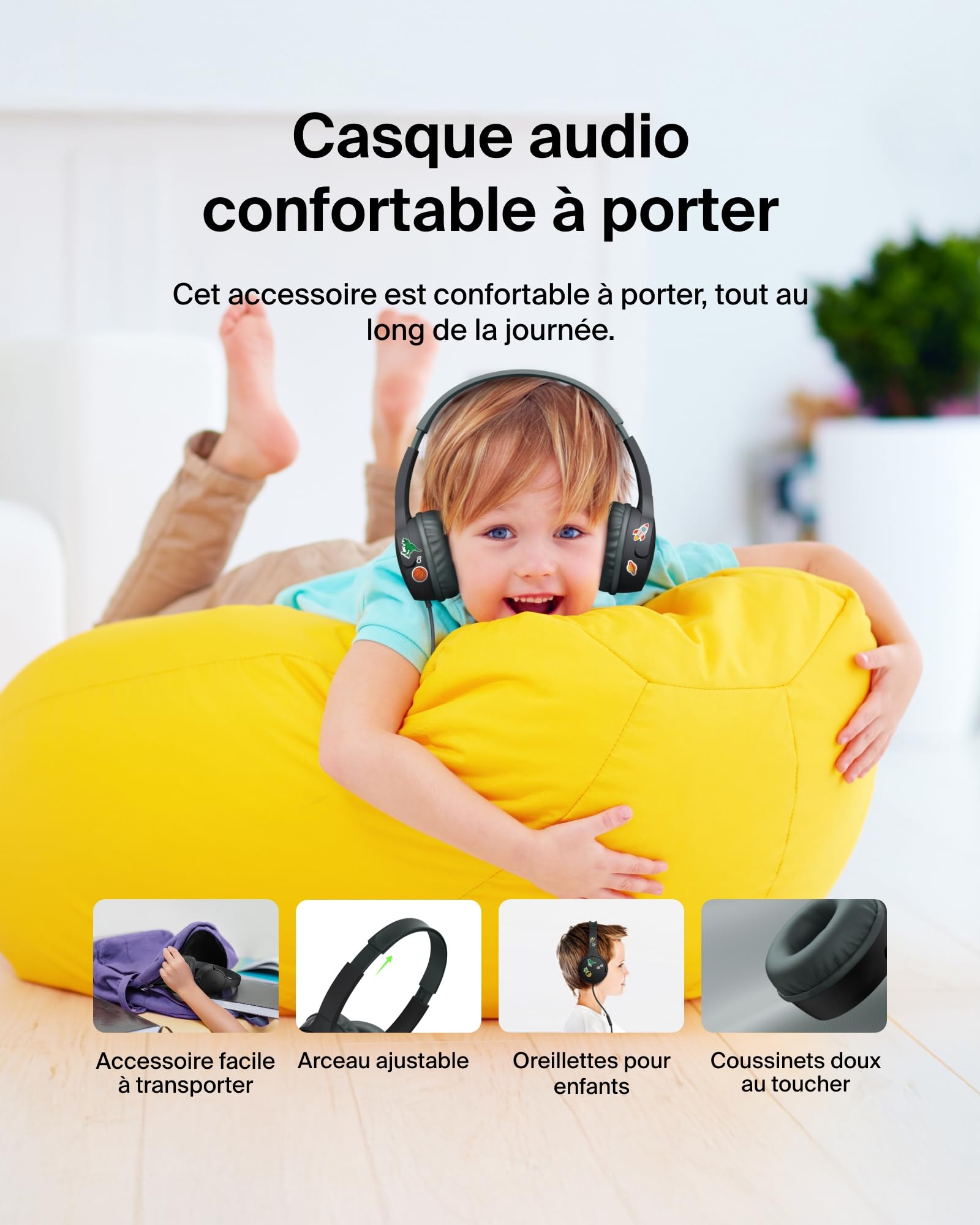 belkin-soundform-mini-casque-audio-enfant-filaire-usb-c-et-3-5-mm-micro-85-db-ma image 6