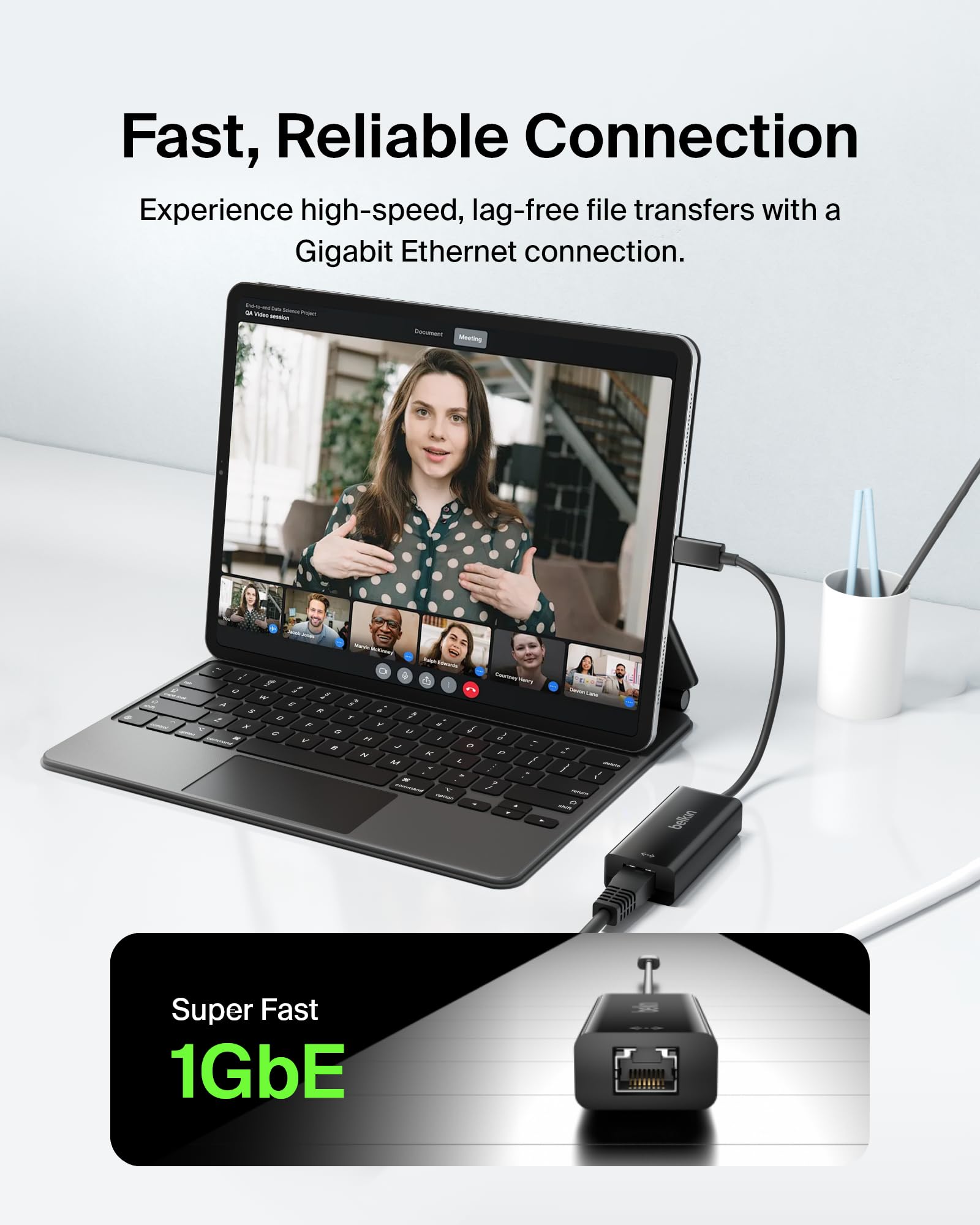 belkin-adaptateur-usb-c-vers-ethernet-gigabit-femelle-1-000-mbit-s-compatible-ip image 3