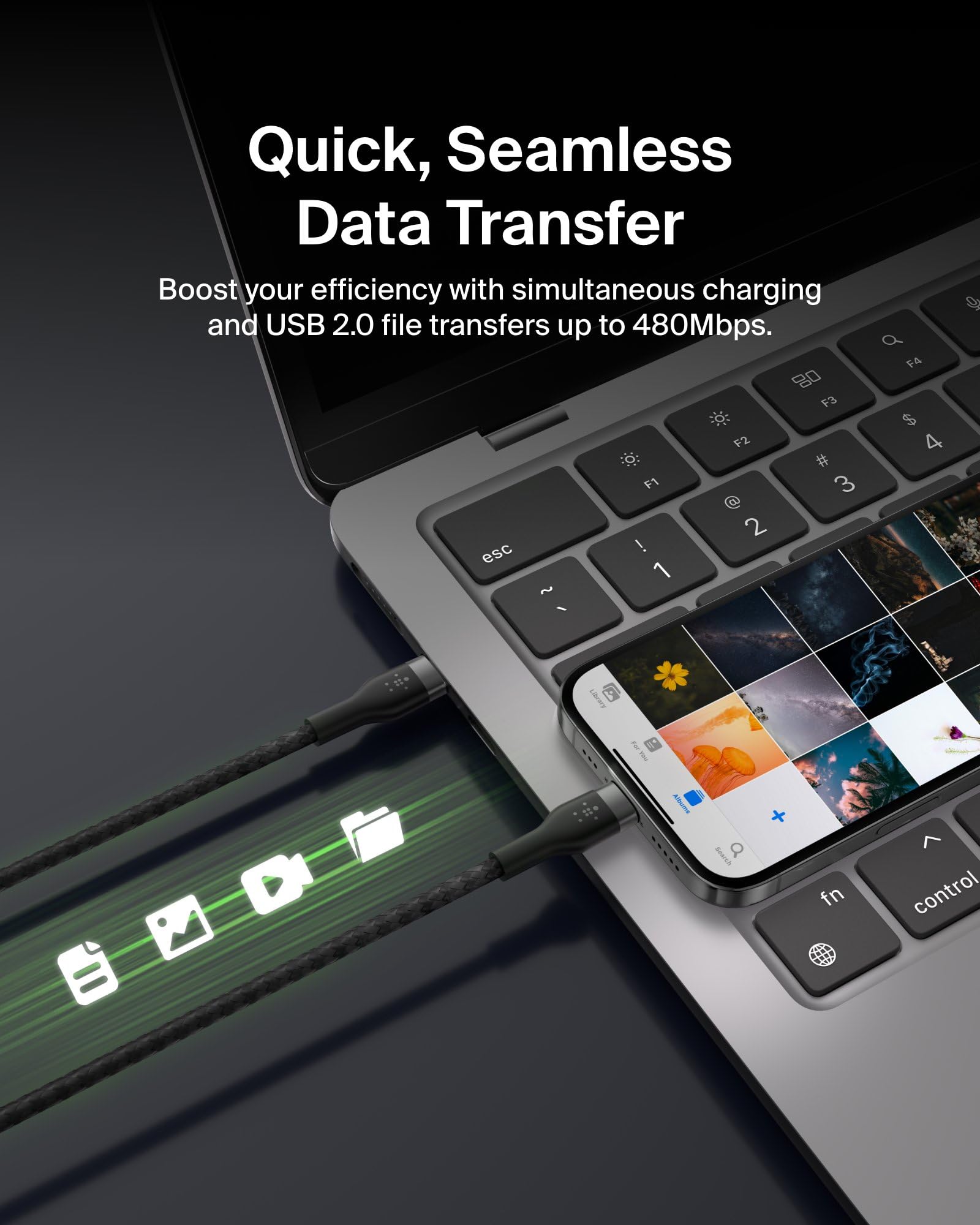 belkin-boostcharge-pro-flex-c-ble-usb-c-vers-usb-c-tress-certifi-usb-if-power-de image 6