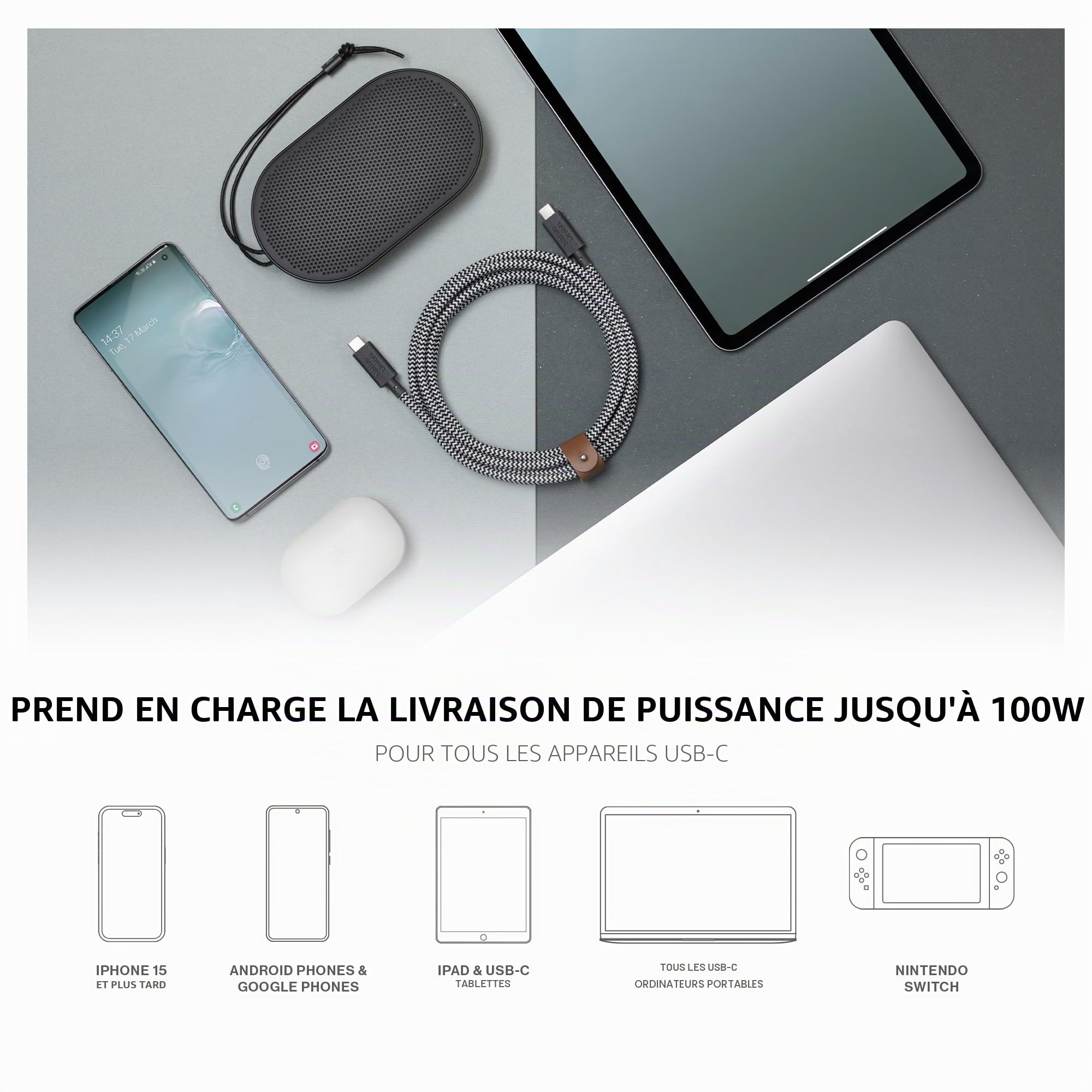 native-union-belt-cable-xl-usb-c-100w-3-m-c-ble-de-charge-ultra-r-sistant-tress- image 3