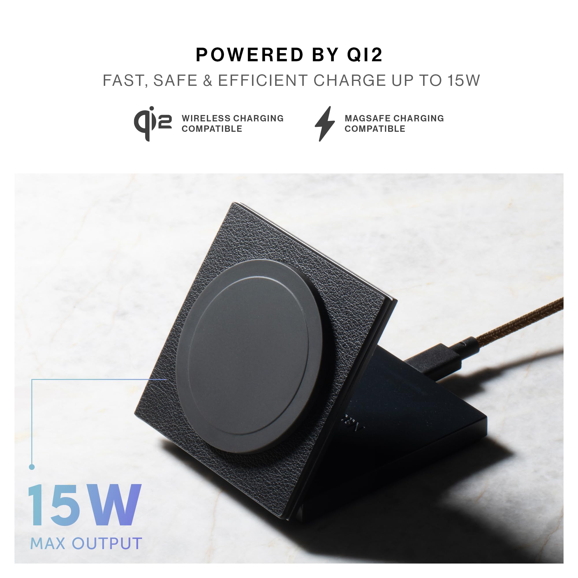 native-union-rise-chargeur-sans-fil-magn-tique-qi2-15w-support-pliable-certifi-m image 2