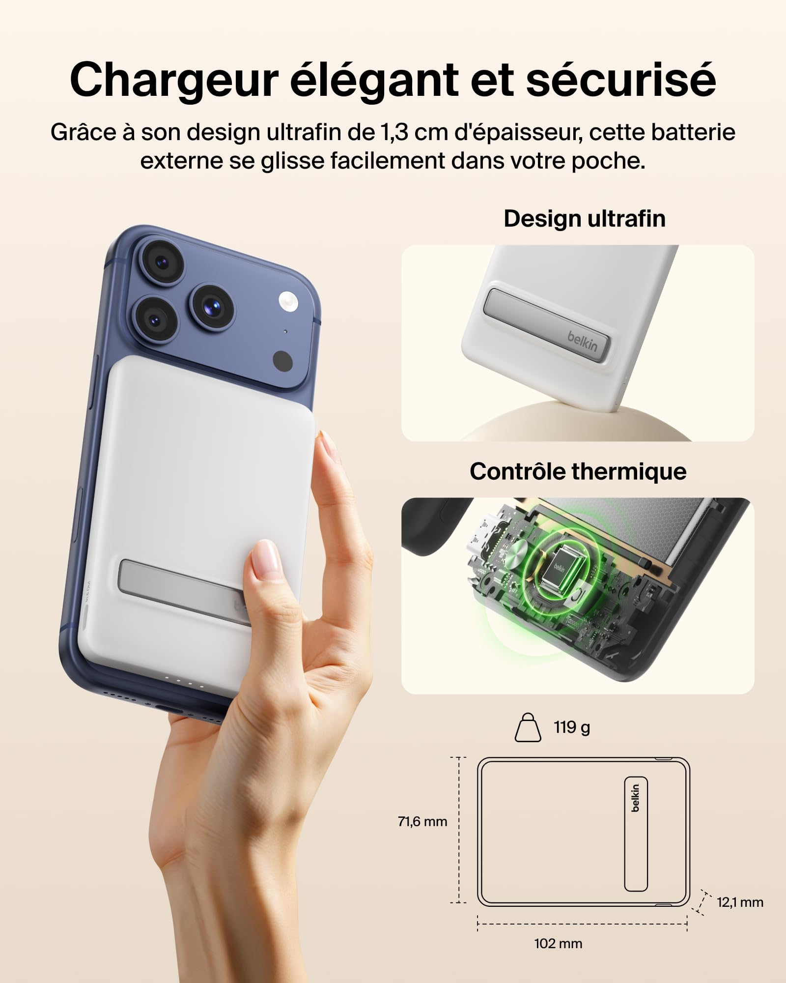belkin-boostcharge-batterie-externe-magn-tique-qi2-15-w-5000-mah-fine-avec-b-qui image 2