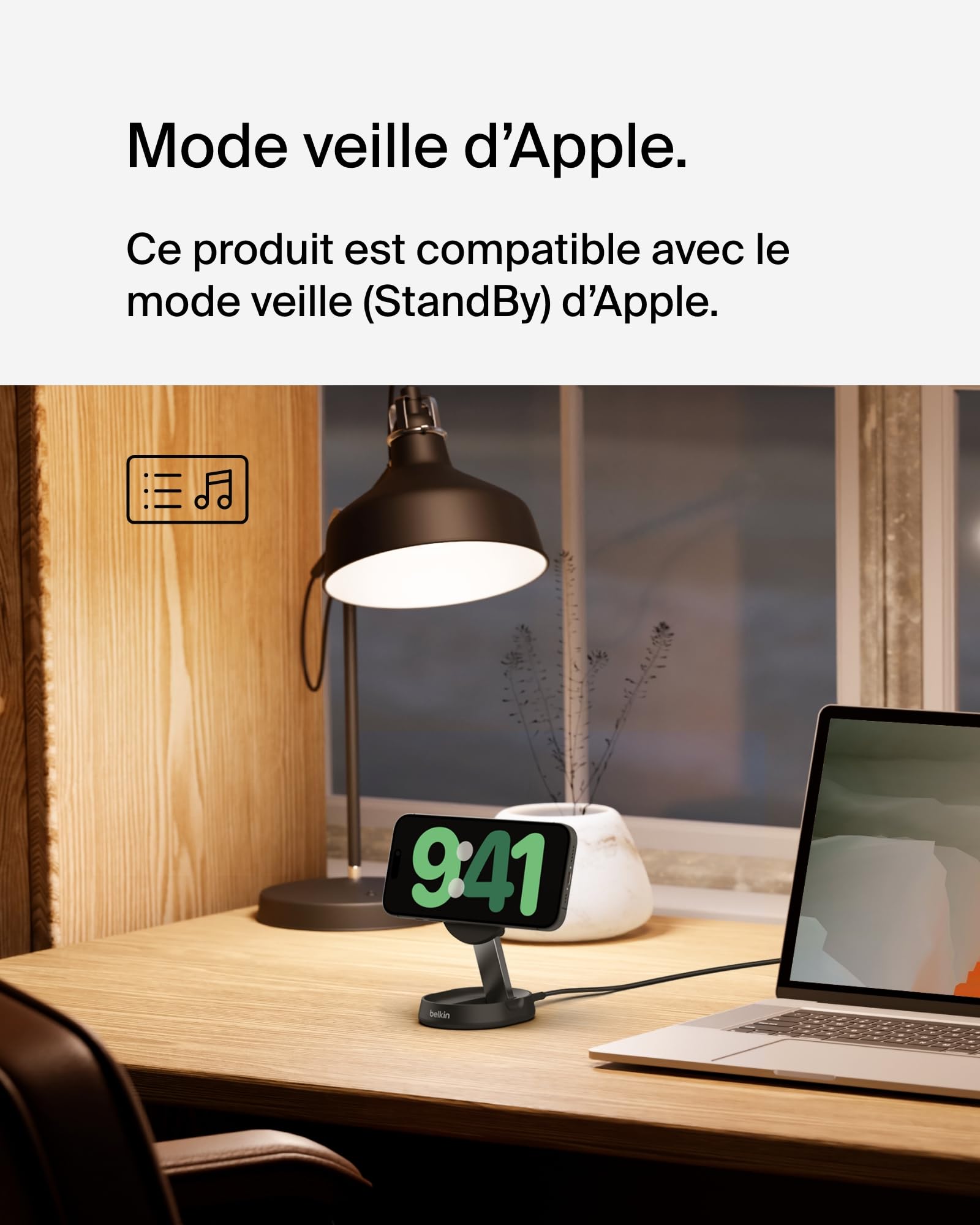 belkin-boostcharge-pro-support-de-recharge-sans-fil-magn-tique-pliable-qi2-15-w- image 7