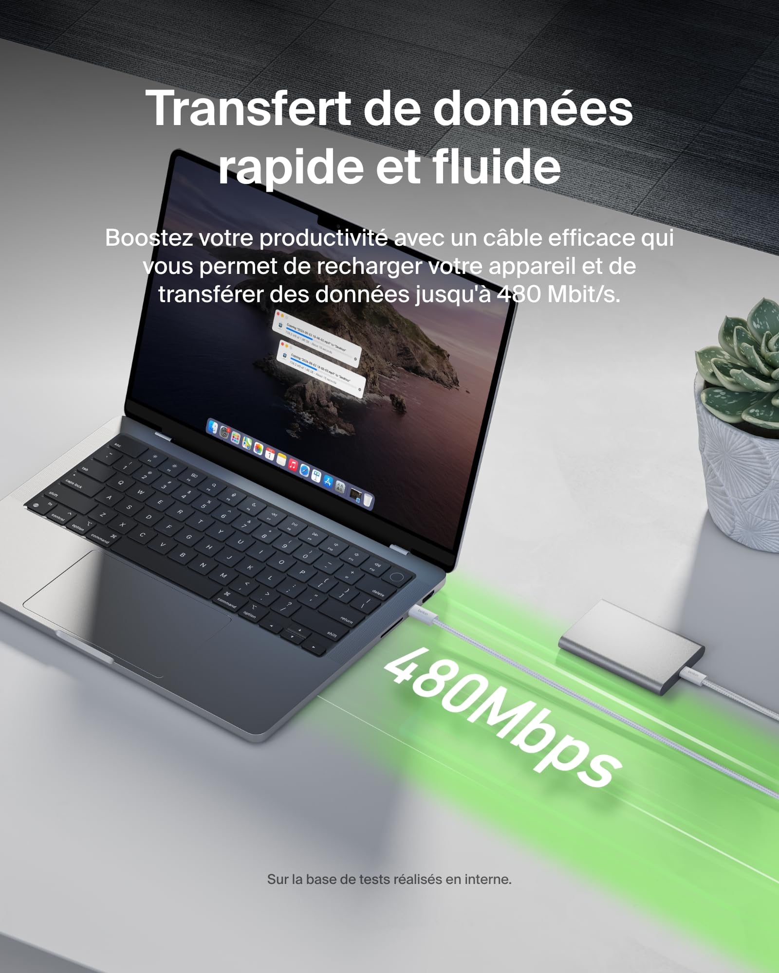 belkin-boostcharge-pack-de-2-c-bles-usb-c-vers-usb-c-tress-s-1-5-m-240-w-usb-if- image 7