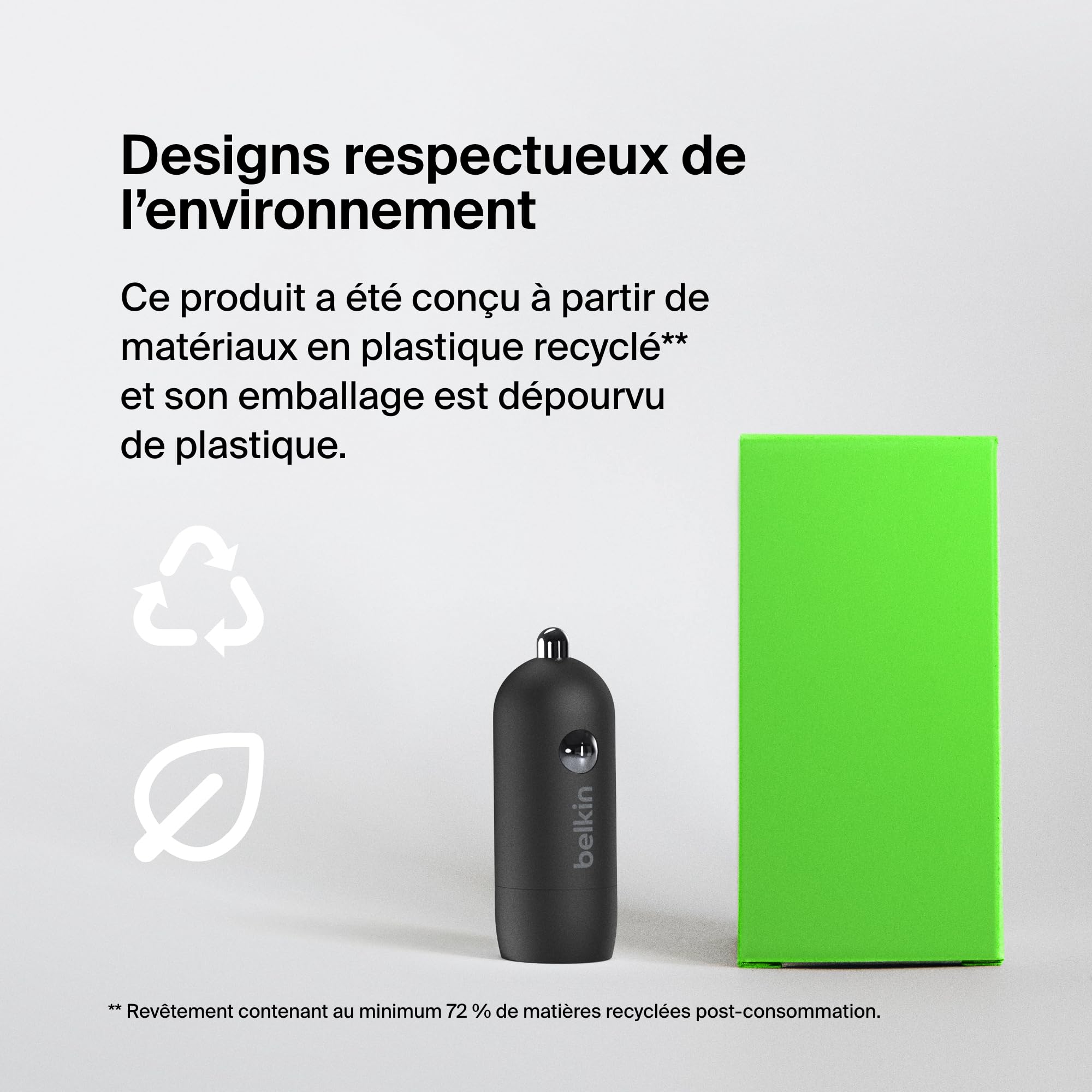 belkin-boostcharge-chargeur-de-voiture-30w-allume-cigare-port-usb-c-power-delive image 6