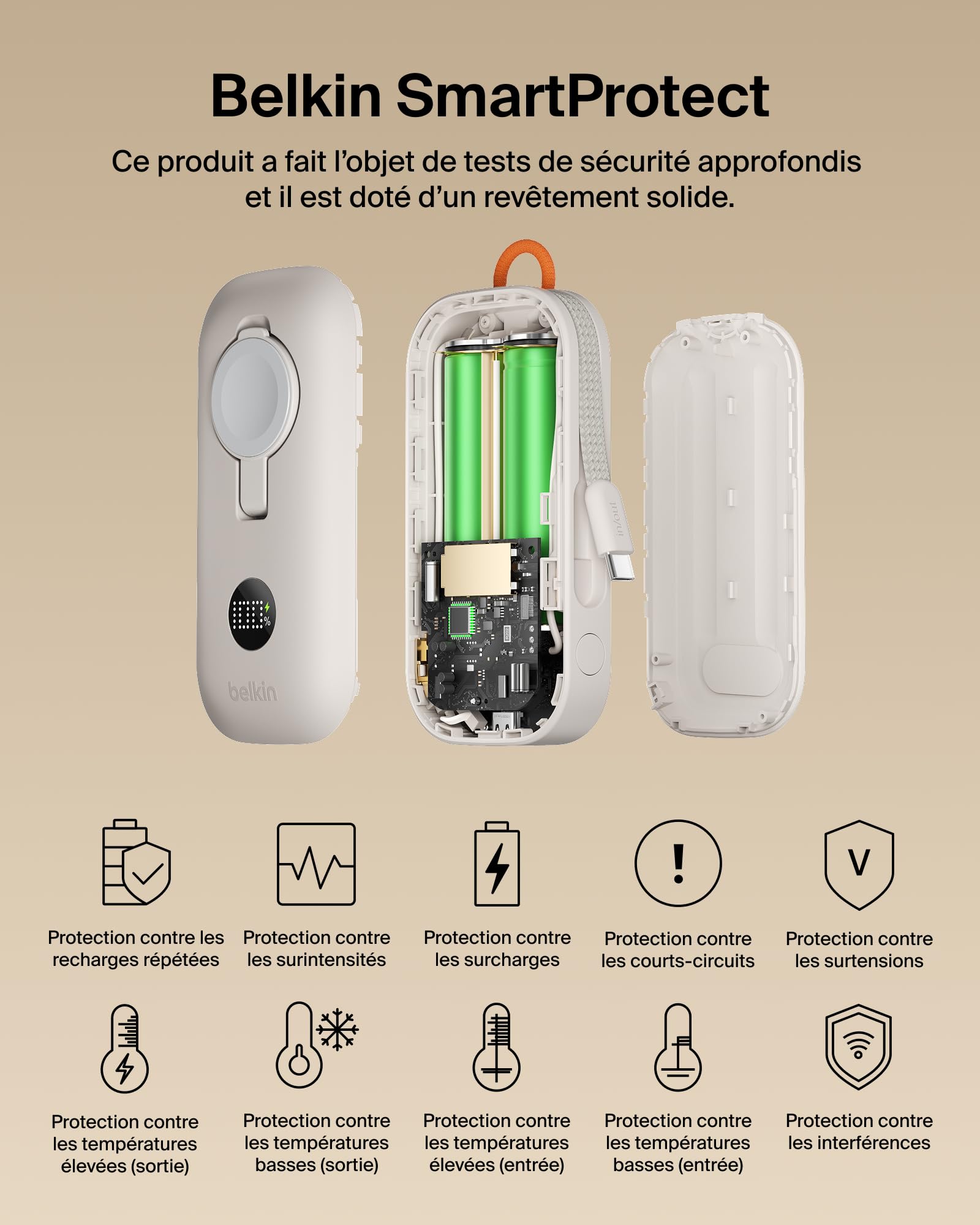 belkin-boostcharge-pro-batterie-externe-10000-mah-45-w-avec-module-apple-watch-c image 7
