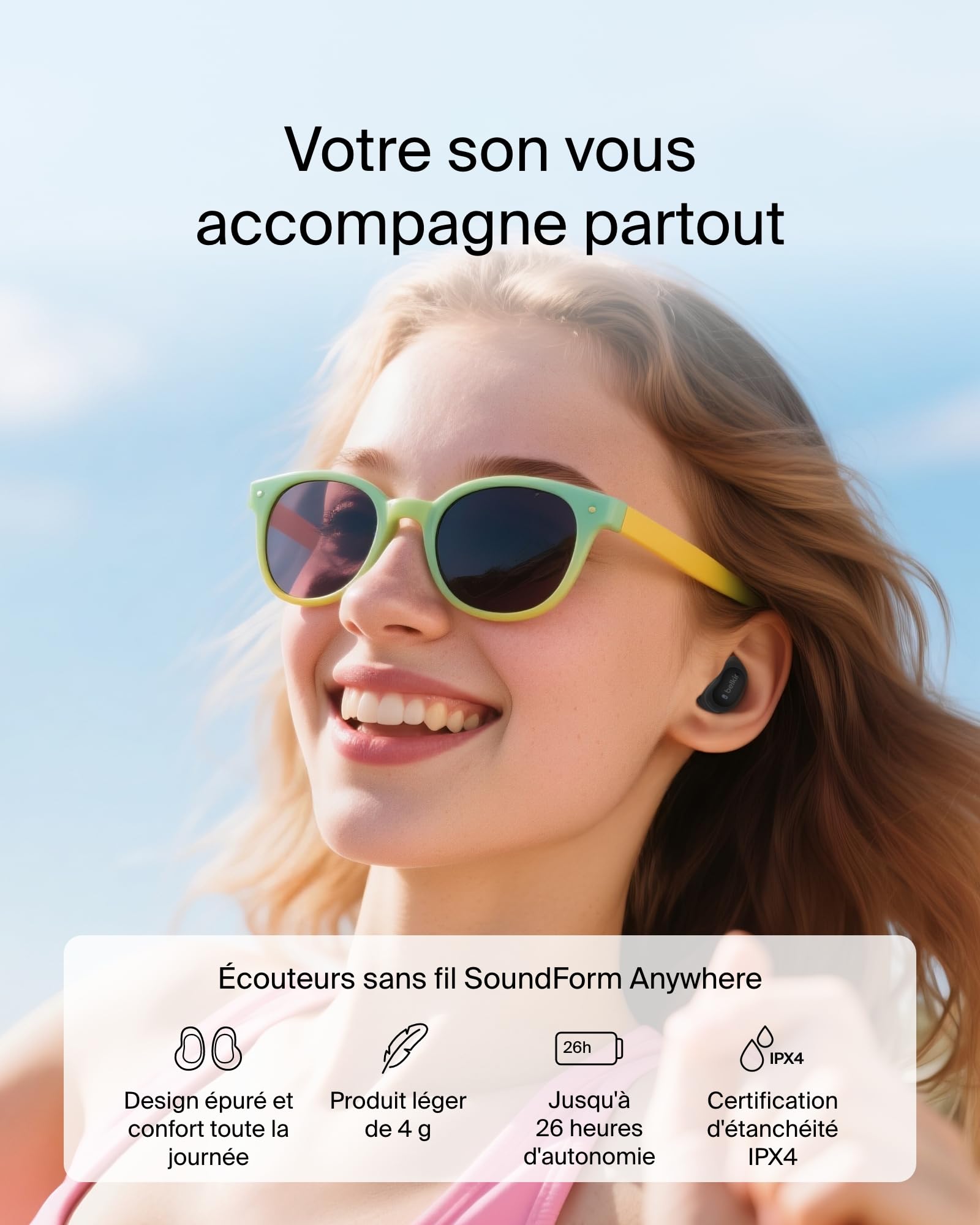 belkin-soundform-anywhere-couteurs-bluetooth-6-0-semi-intra-auriculaires-multipo image 2