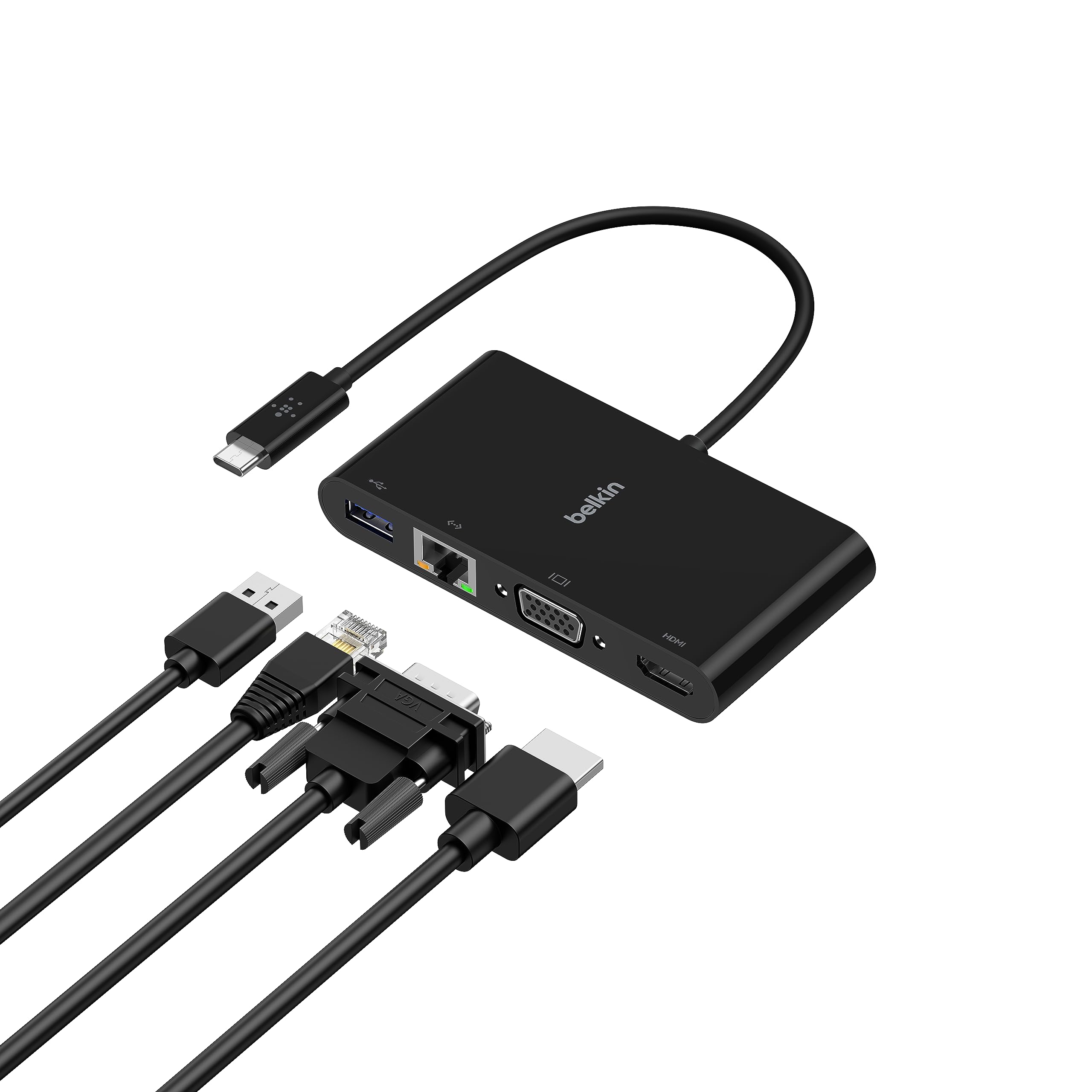belkin-adaptateur-multim-dia-usb-c-avec-hdmi-4k-vga-usb-a-3-0-et-gigabit-etherne image 1