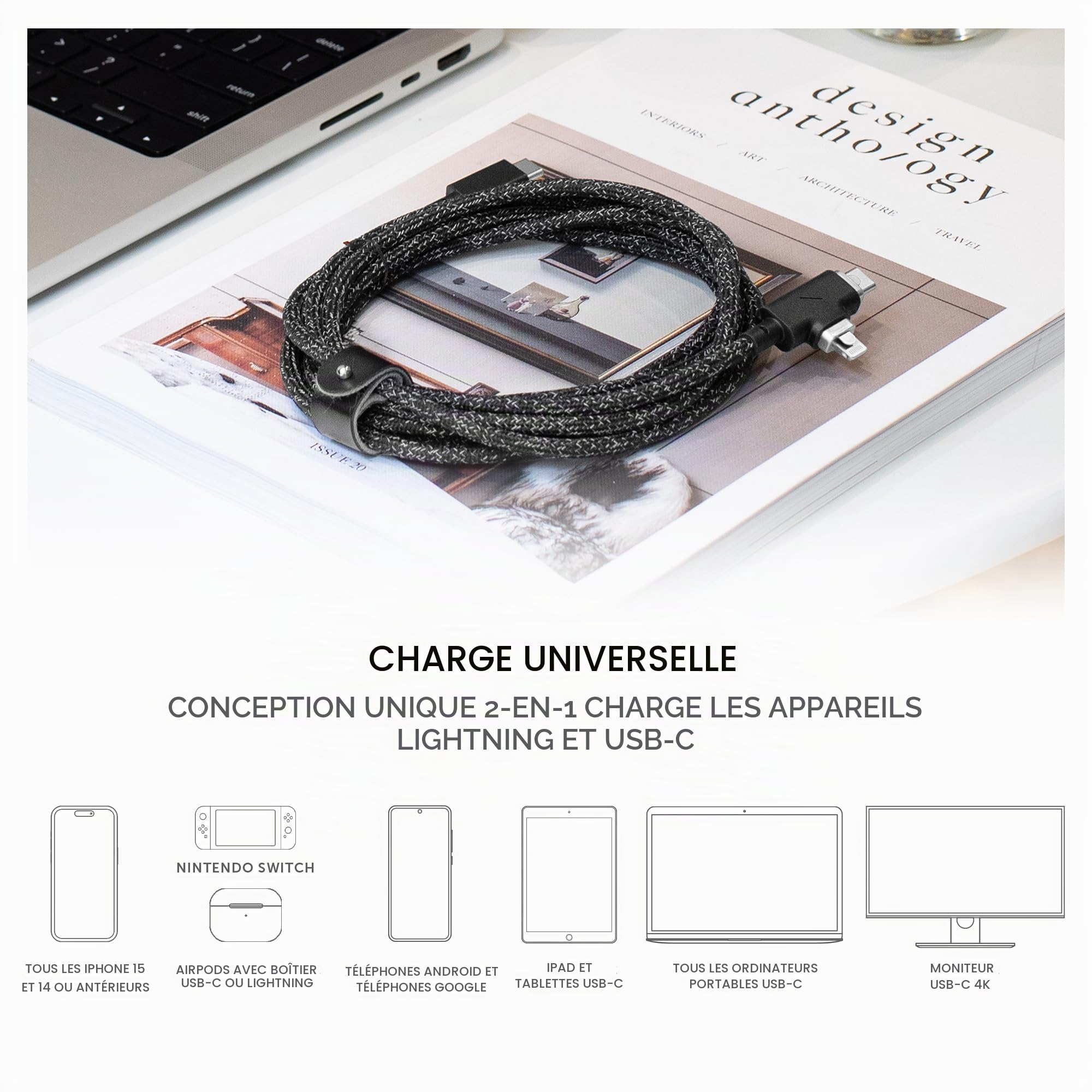 native-union-belt-cable-duo-pro-240w-c-ble-2-en-1-tress-usb-c-lightning-2-4-m-ce image 2