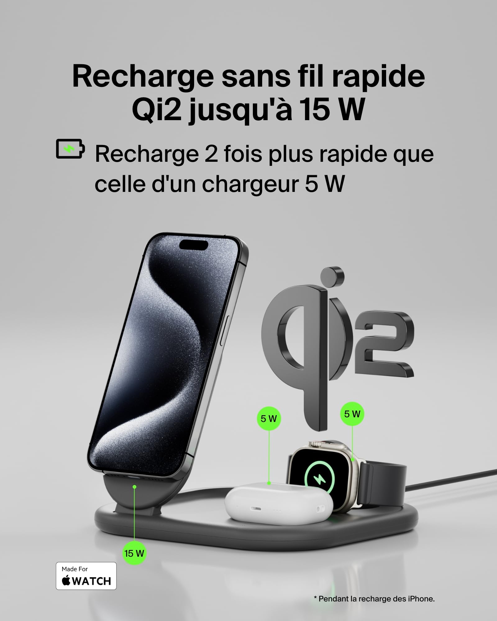 belkin-boostcharge-socle-de-recharge-3-en-1-aimant-pliable-qi2-15-w-compatible-m image 2