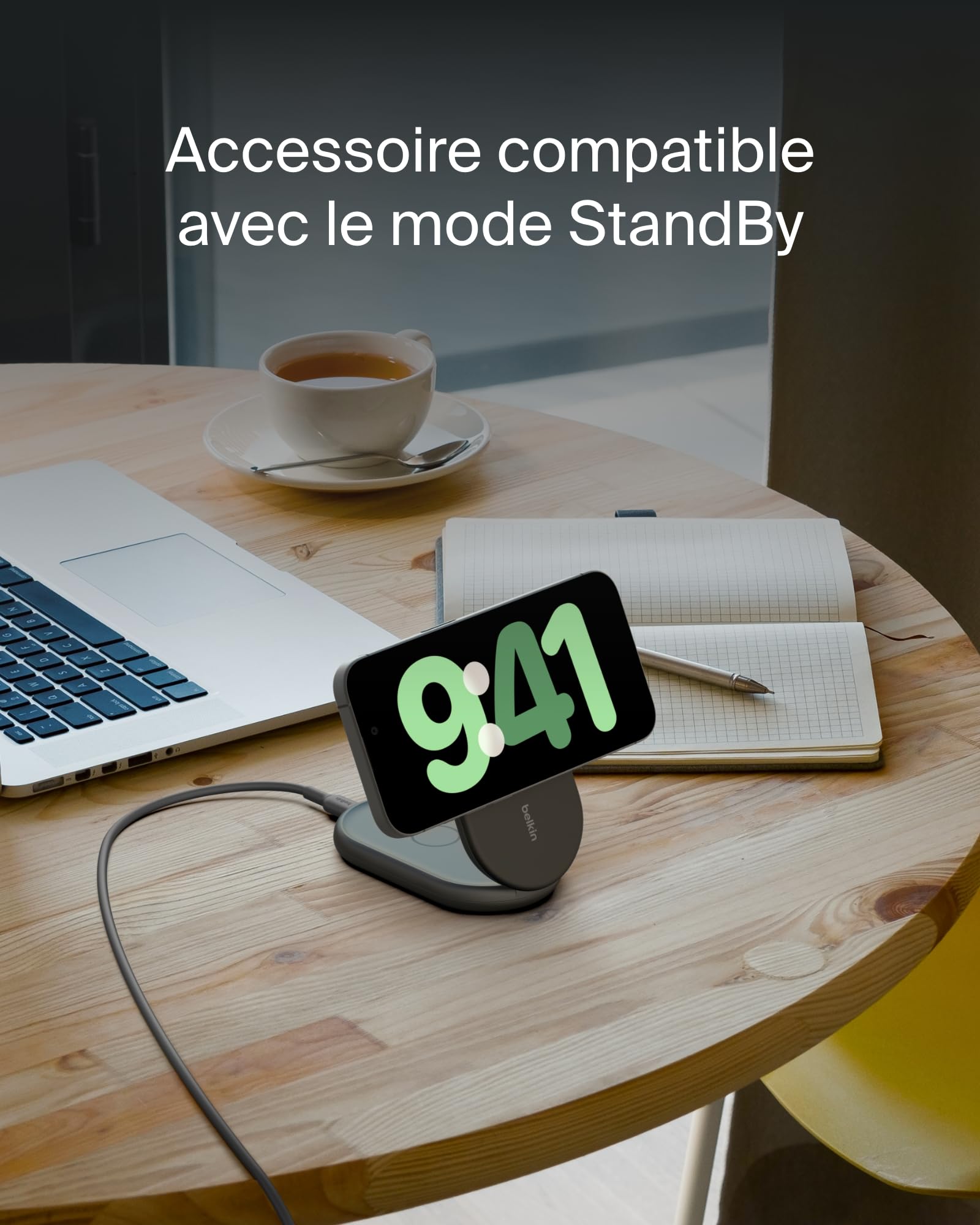 belkin-boostcharge-socle-de-recharge-2-en-1-aimant-et-pliable-qi2-15w-compatible image 6