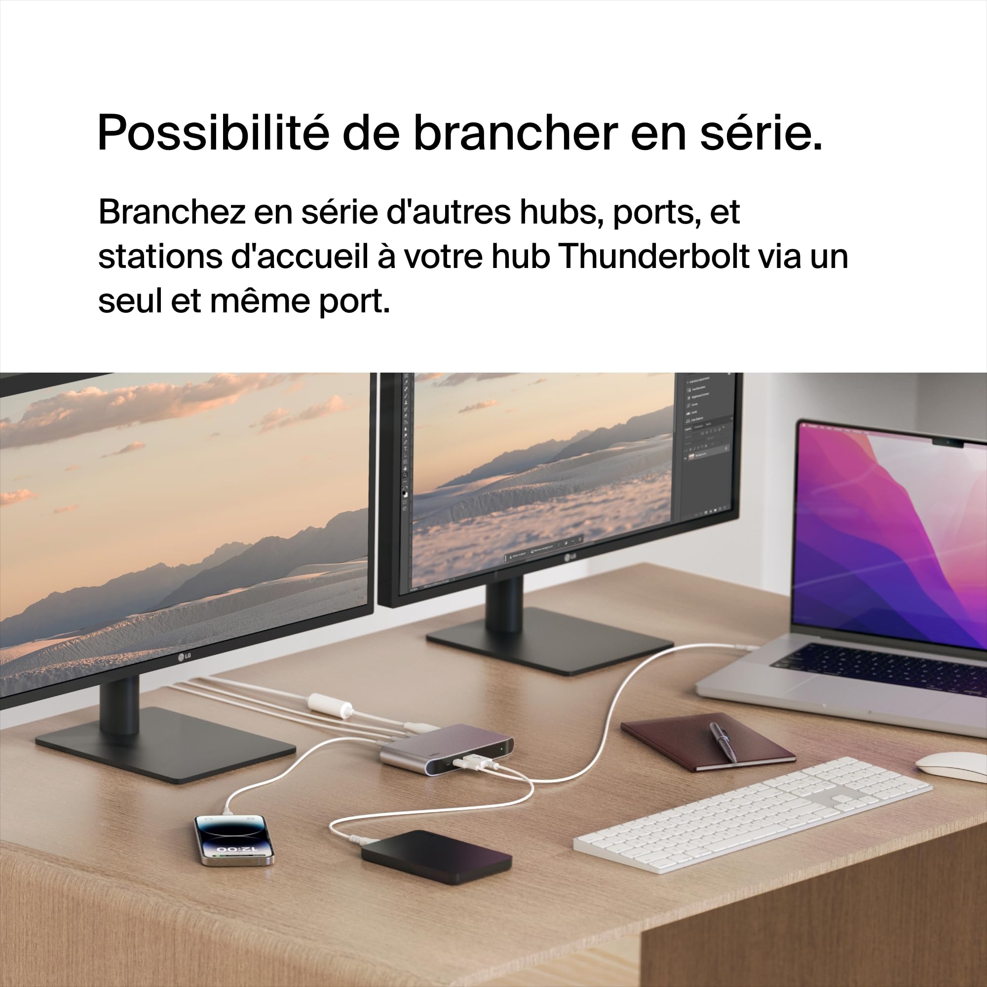 belkin-connect-station-d-accueil-thunderbolt-4-5-en-1-4x-usb-c-tb4-usb-a-power-d image 7
