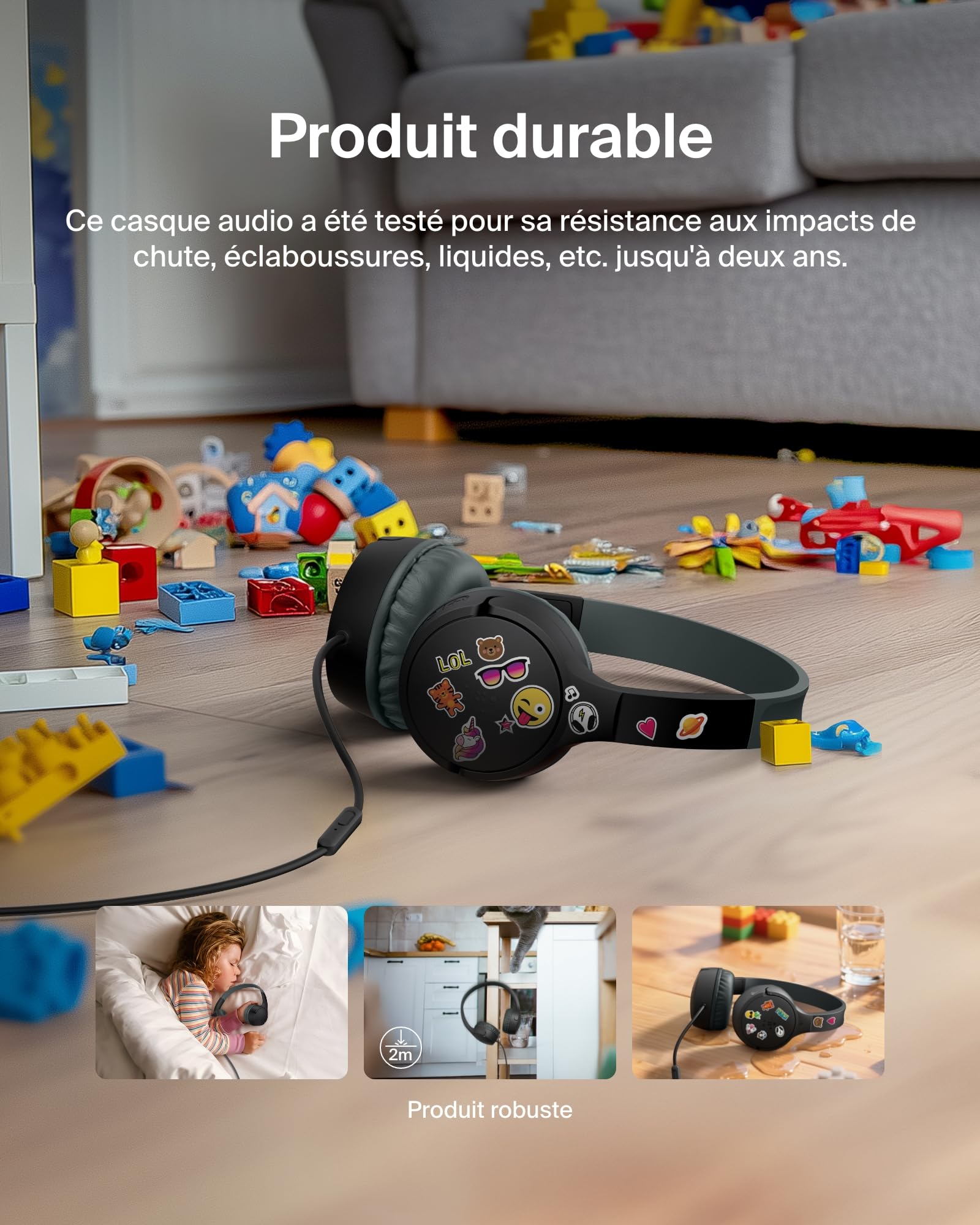 belkin-soundform-mini-casque-audio-enfant-filaire-usb-c-et-3-5-mm-micro-85-db-ma image 5