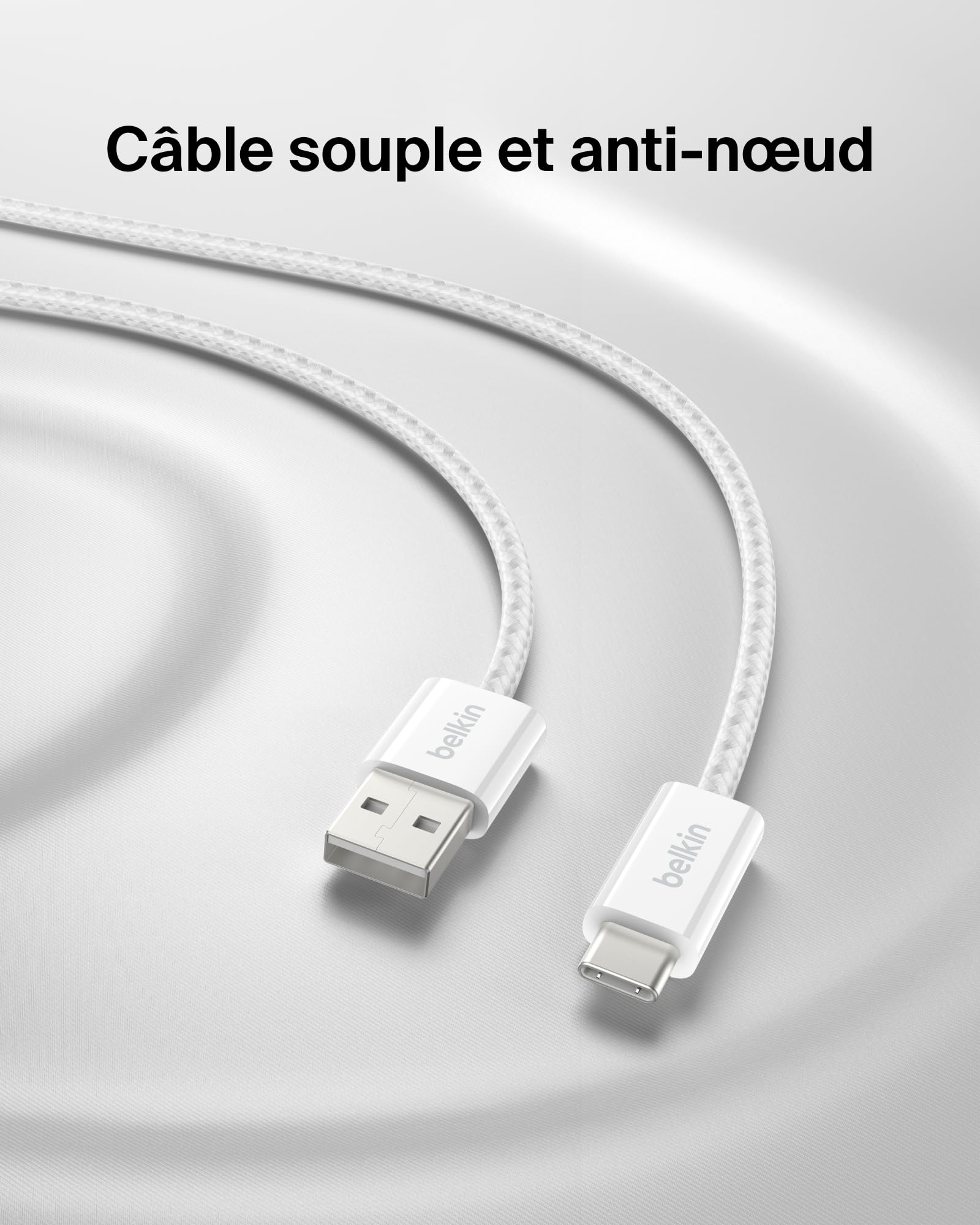 belkin-boostcharge-pack-de-2-c-bles-usb-a-vers-usb-c-tress-s-nylon-1-5-m-15w-bla image 4