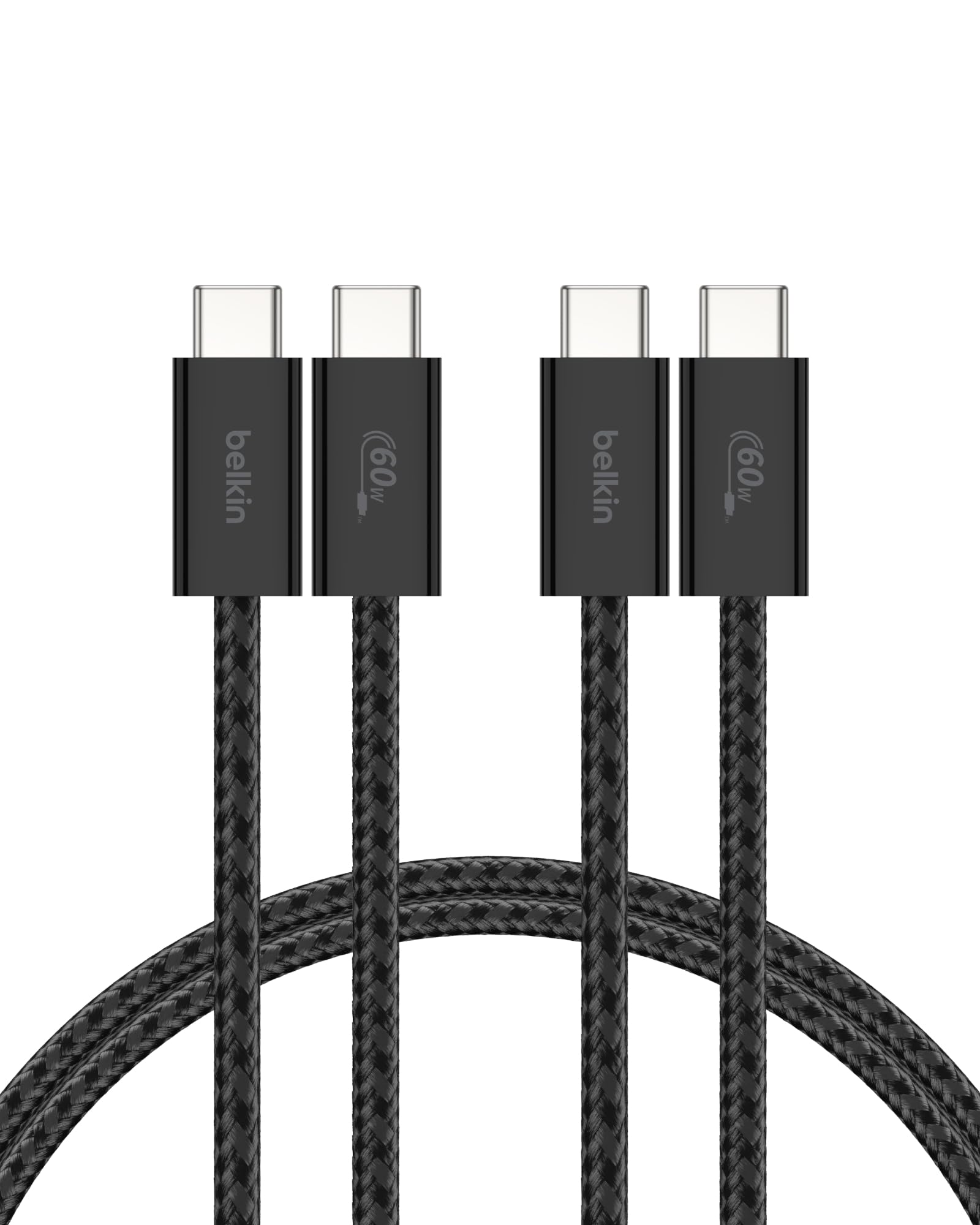 belkin-boostcharge-pack-de-2-c-bles-usb-c-vers-usb-c-gaine-tress-e-nylon-60-w-1- image 1