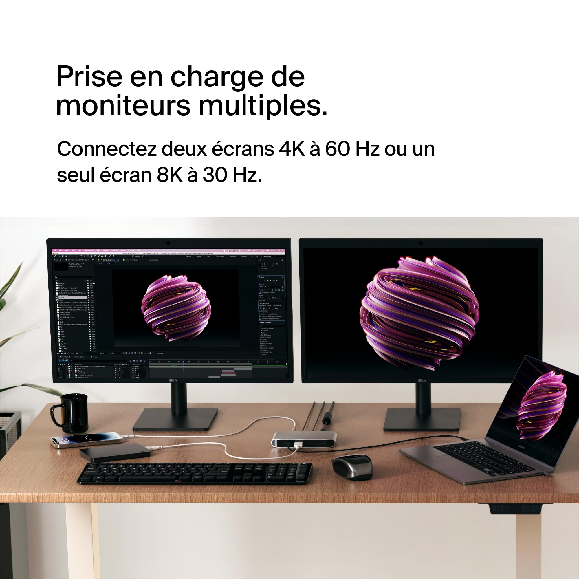 belkin-connect-station-d-accueil-thunderbolt-4-5-en-1-4x-usb-c-tb4-usb-a-power-d image 4