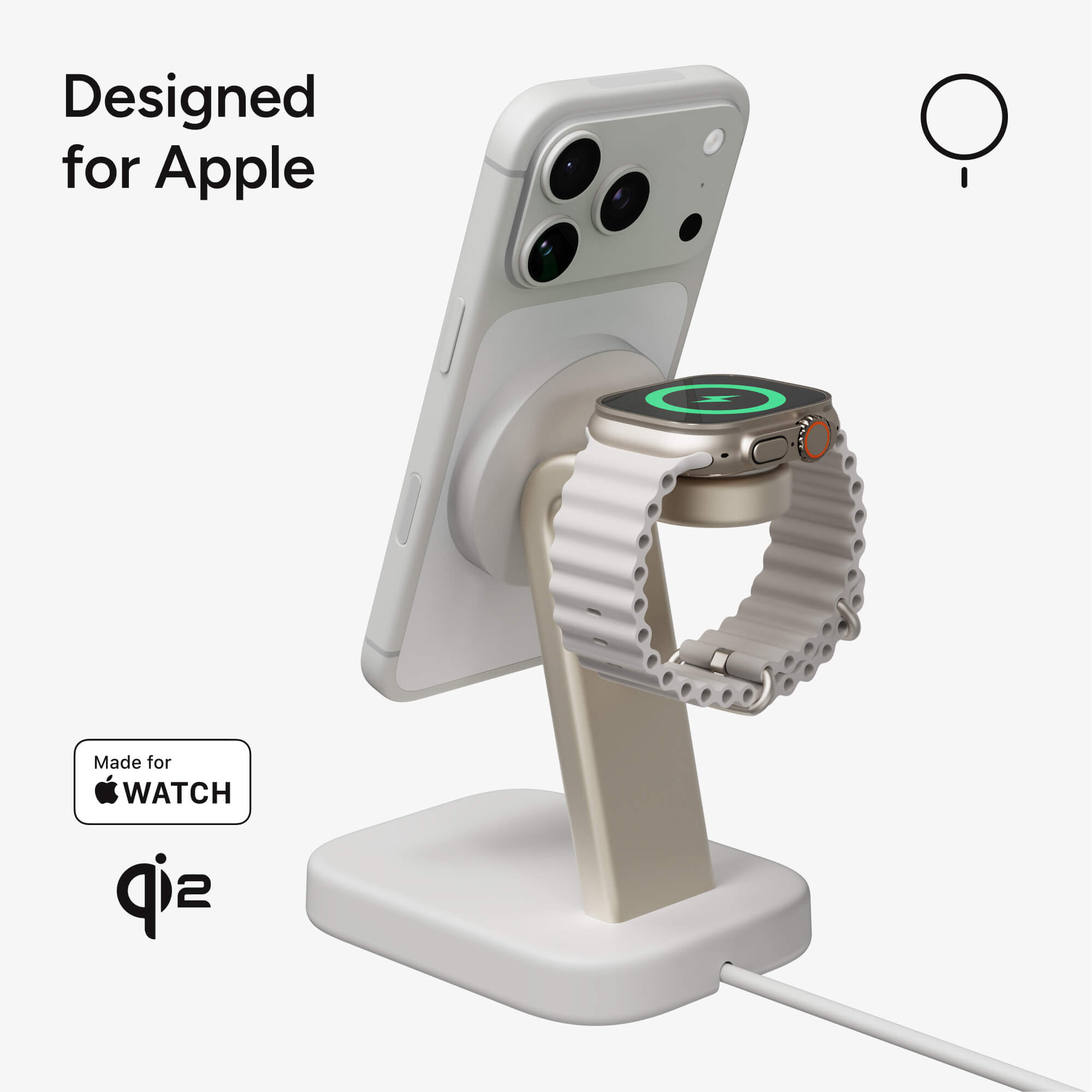 mophie-support-de-charge-sans-fil-2-en-1-magn-tique-pour-iphone-et-apple-watch-m image 8