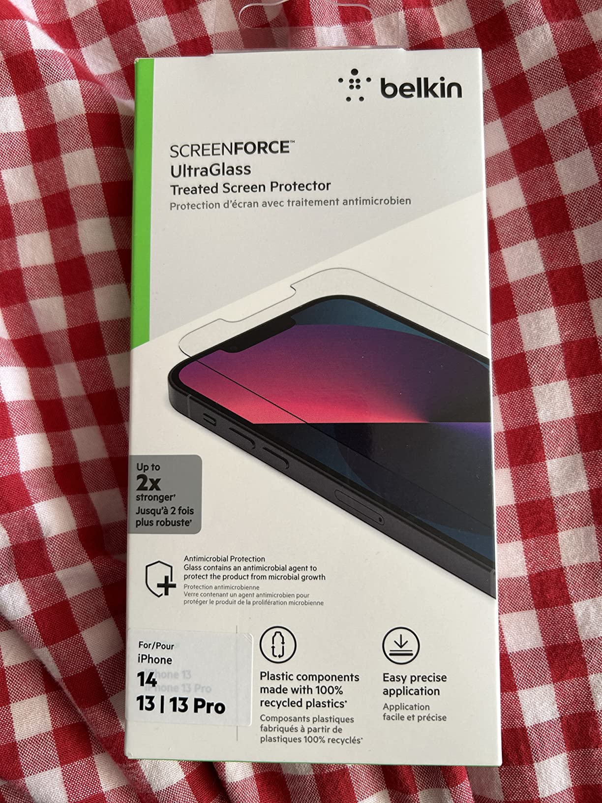 Mon téléphone a été déplacé par mes doigts pendant l'installation, bulles impossibles à chasser