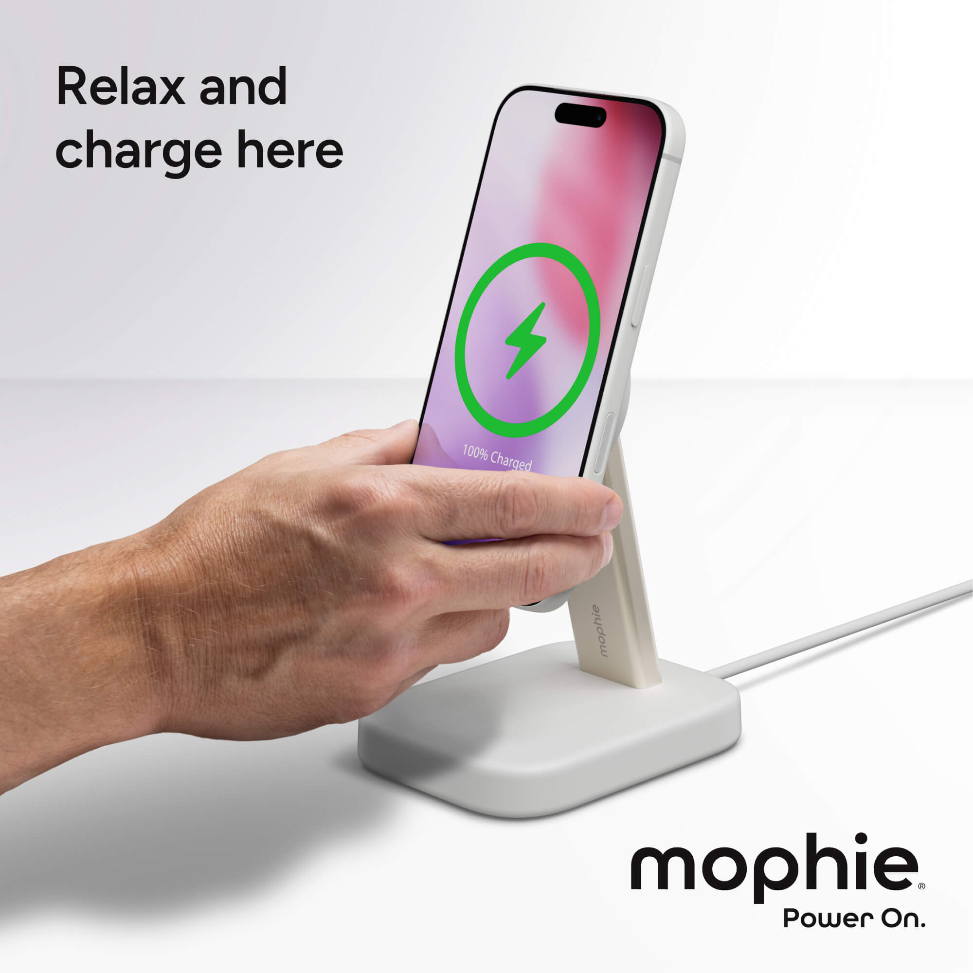 mophie-wireless-charging-stand-support-de-charge-sans-fil-magn-tique-qi2-magsafe image 8