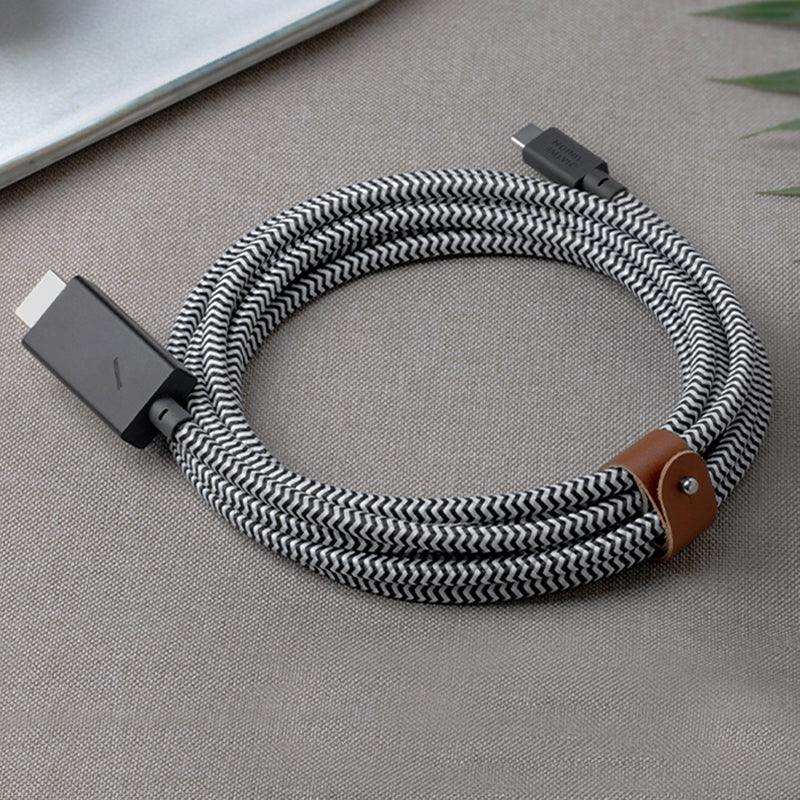 native-union-belt-hdmi-c-ble-usb-c-vers-hdmi-4k-3-m-en-nylon-tress-avec-lani-re- image 2
