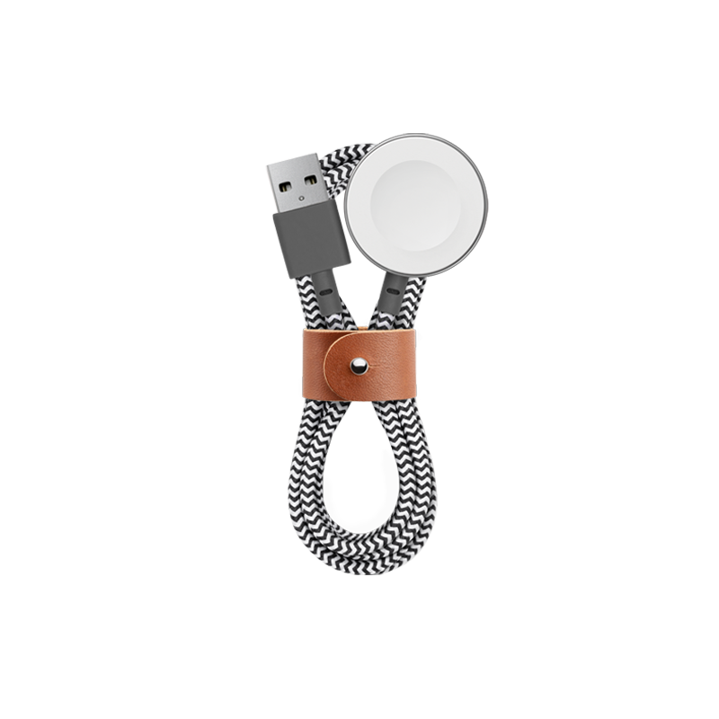 native-union-belt-watch-chargeur-apple-watch-nomade-certifi-mfi-avec-sangle-cuir image 1