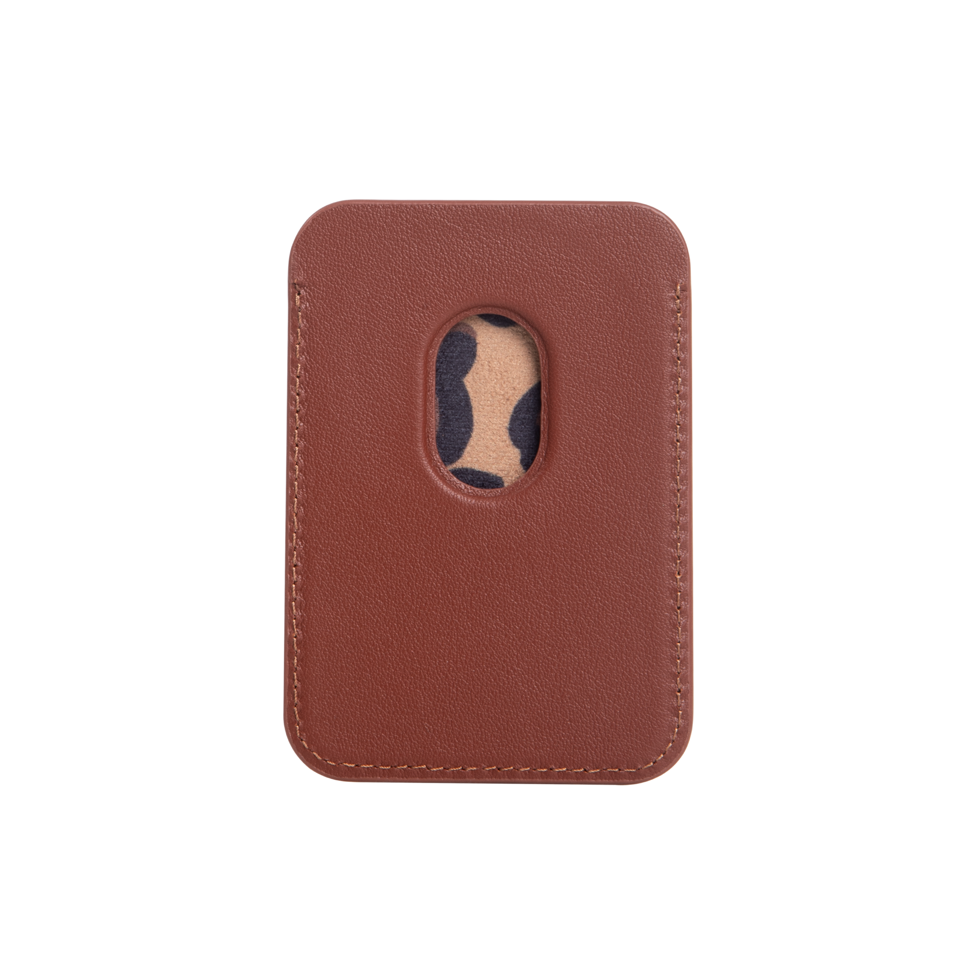native-union-embossed-cognac-magnetic-card-holder-porte-carte-magn-tique-magsafe image 3