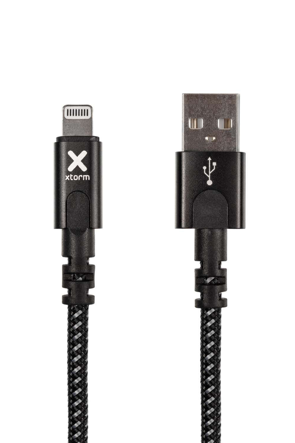 xtorm-original-c-ble-usb-a-vers-lightning-3-m-charge-rapide-nylon-tress-noir-bla image 2