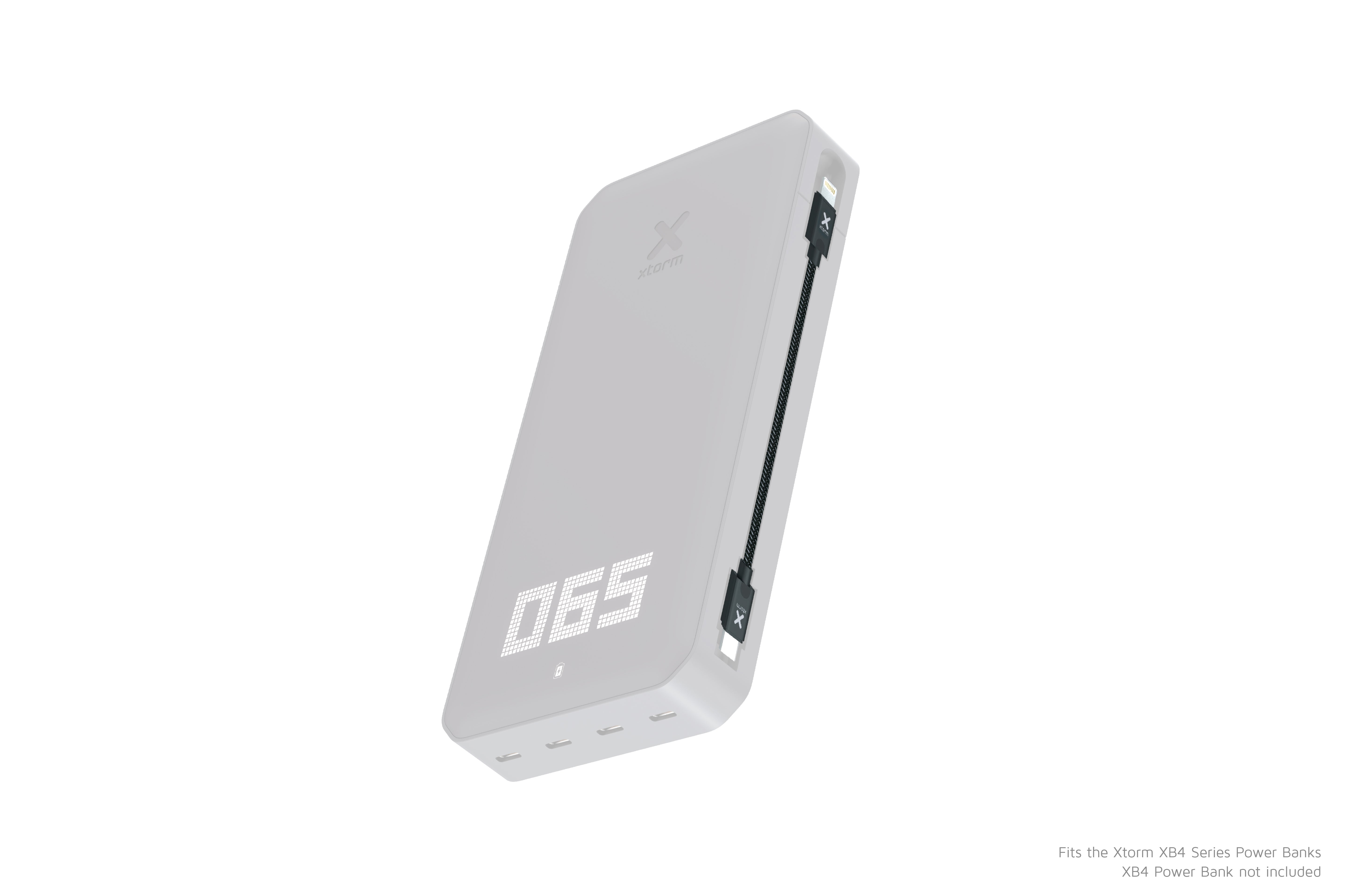 xtorm-original-c-ble-court-usb-c-vers-lightning-15-cm-aimant-pour-powerbank-xb4- image 6