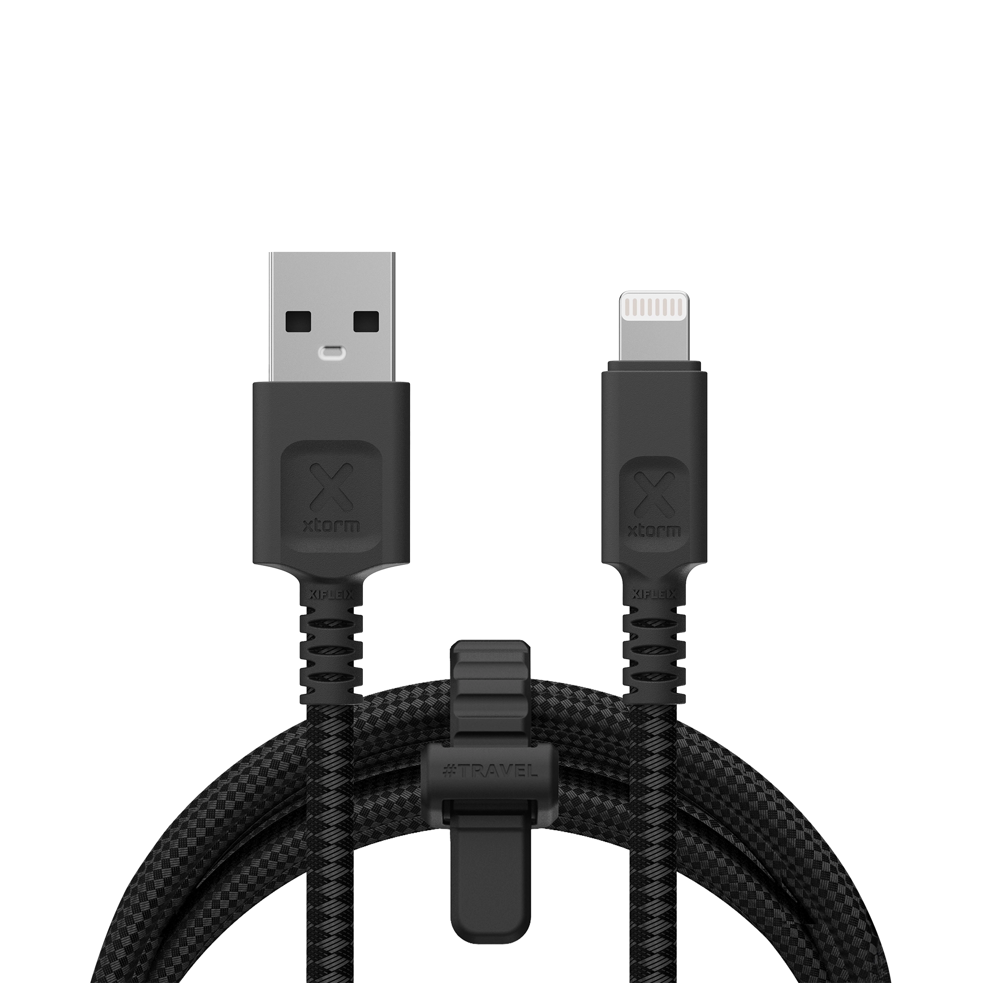 xtorm-next-gen-c-ble-usb-vers-lightning-3-m-noir-certifi-mfi-flexcore-duracore image 2