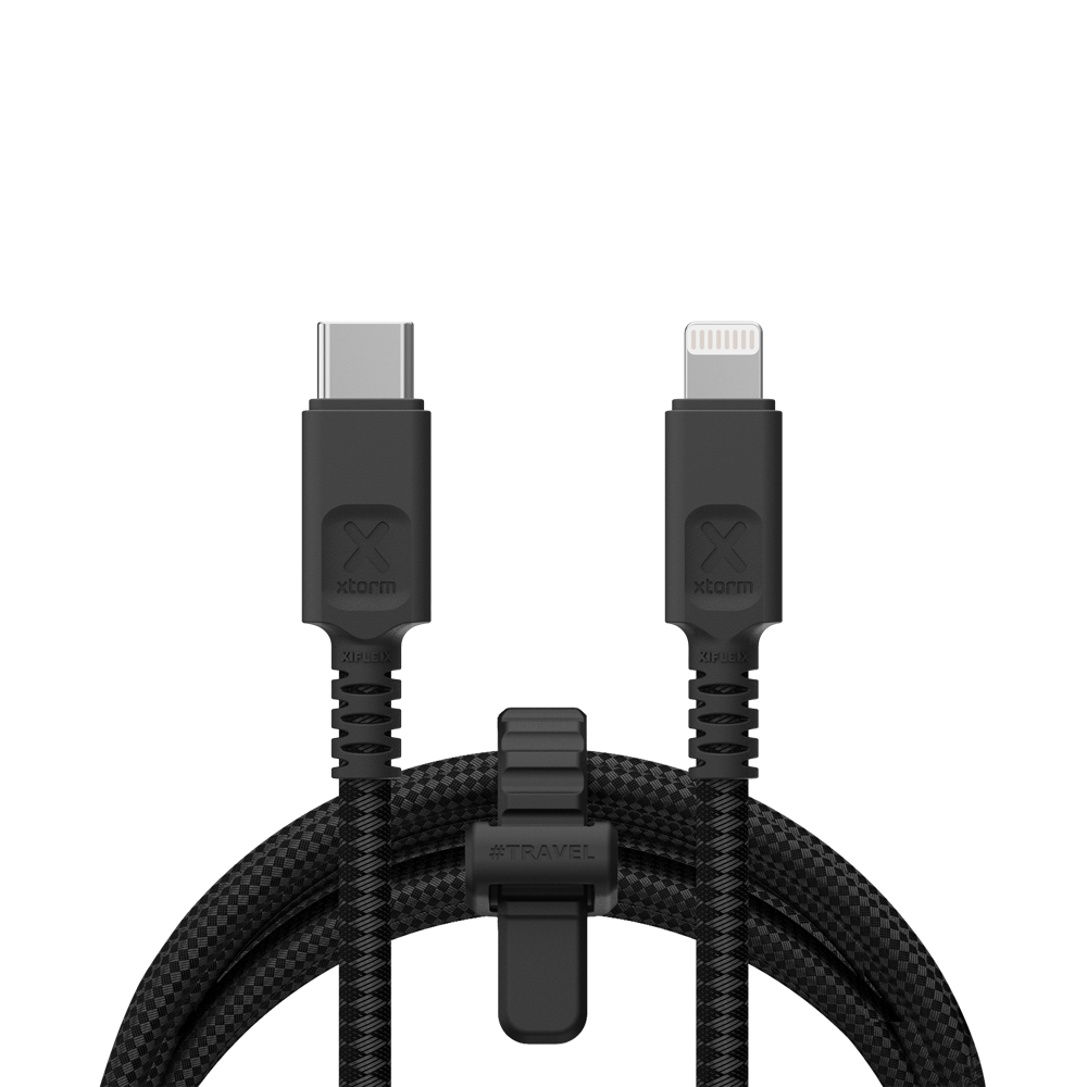 xtorm-next-gen-cable-usb-c-to-lightning-1-5-m-noir-c-ble-mfi-certifi-ultra-r-sis image 1