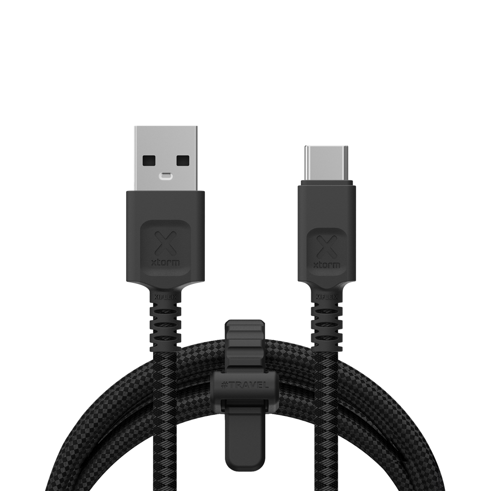xtorm-next-gen-usb-vers-usb-c-3-m-noir-c-ble-tress-60-w-ultra-r-sistant-grande-l image 1
