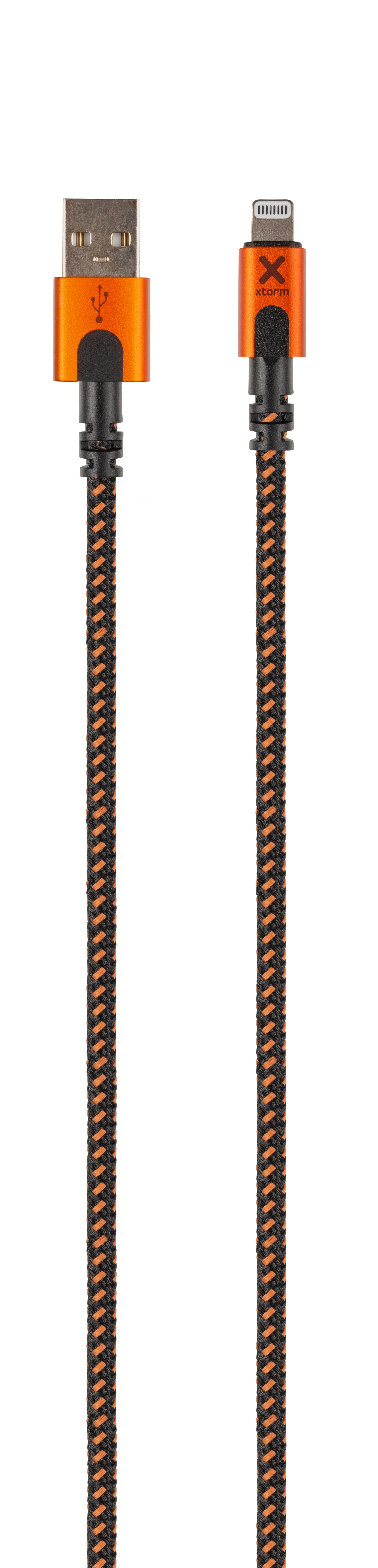 xtorm-xtreme-c-ble-usb-a-vers-lightning-1-5-m-garantie-vie-100-000-pliures-noir- image 3