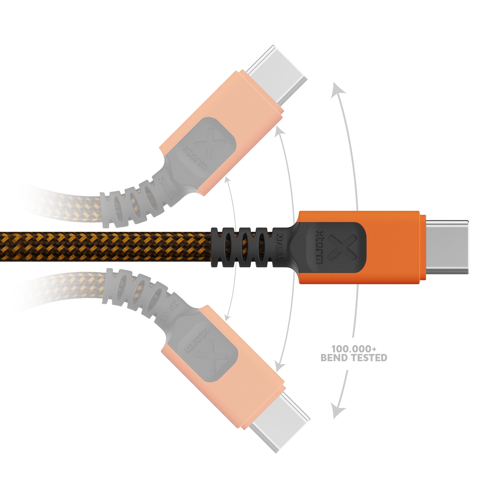 xtorm-xtreme-cable-usb-vers-usb-c-1-5-m-c-ble-tress-incassable-flexcore-duracore image 7