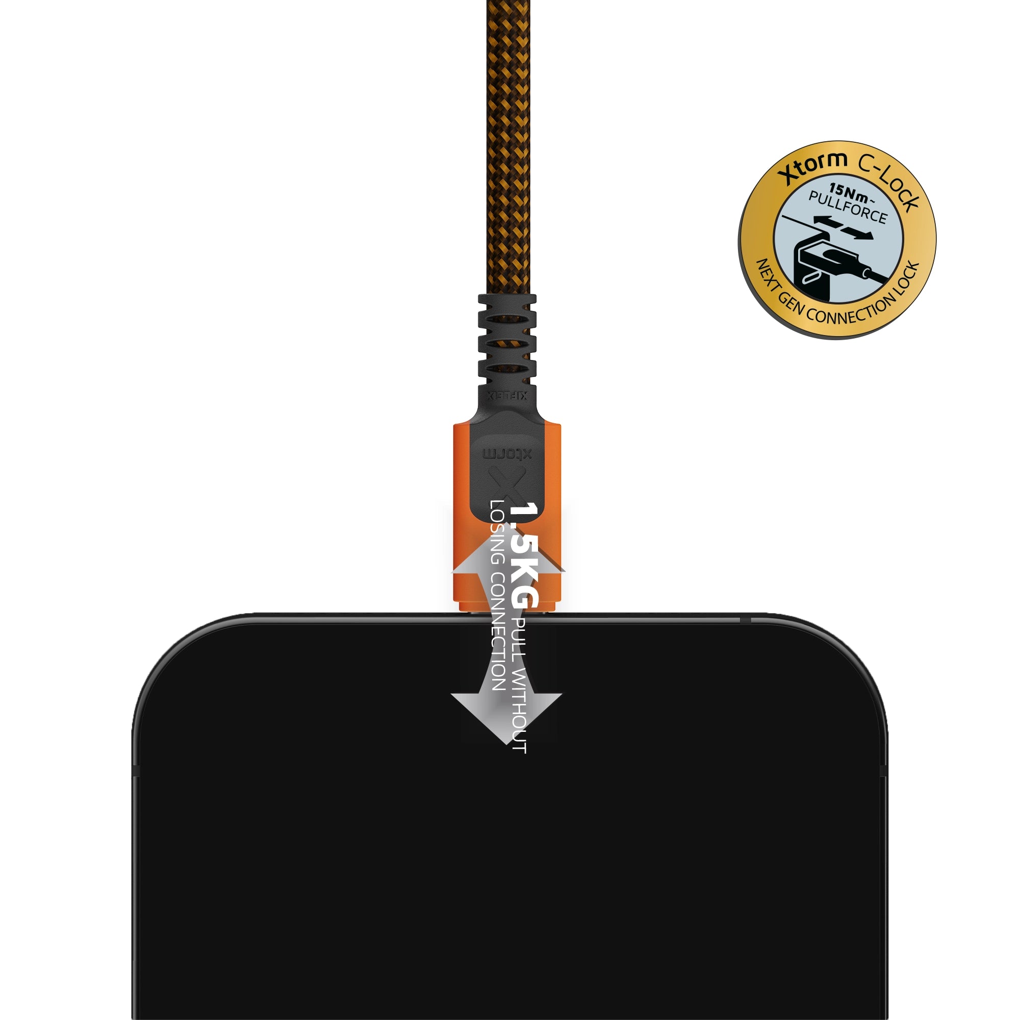 xtorm-xtreme-c-ble-usb-c-pd-ultra-240w-1-5-m-nylon-tress-keotron-travelproof image 8