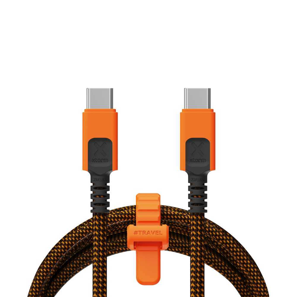 xtorm-xtreme-c-ble-usb-c-pd-ultra-240w-1-5-m-nylon-tress-keotron-travelproof image 1