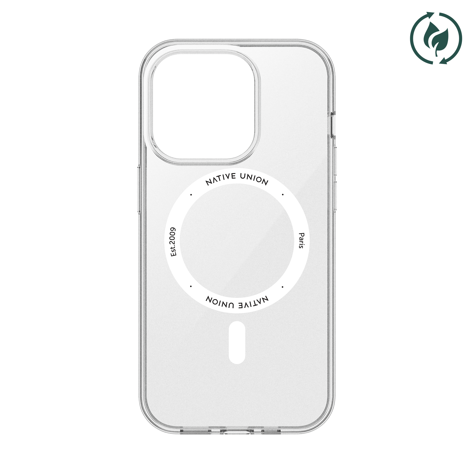 native-union-re-clear-case-pour-iphone-14-coque-transparente-100-recycl-e-compat image 1