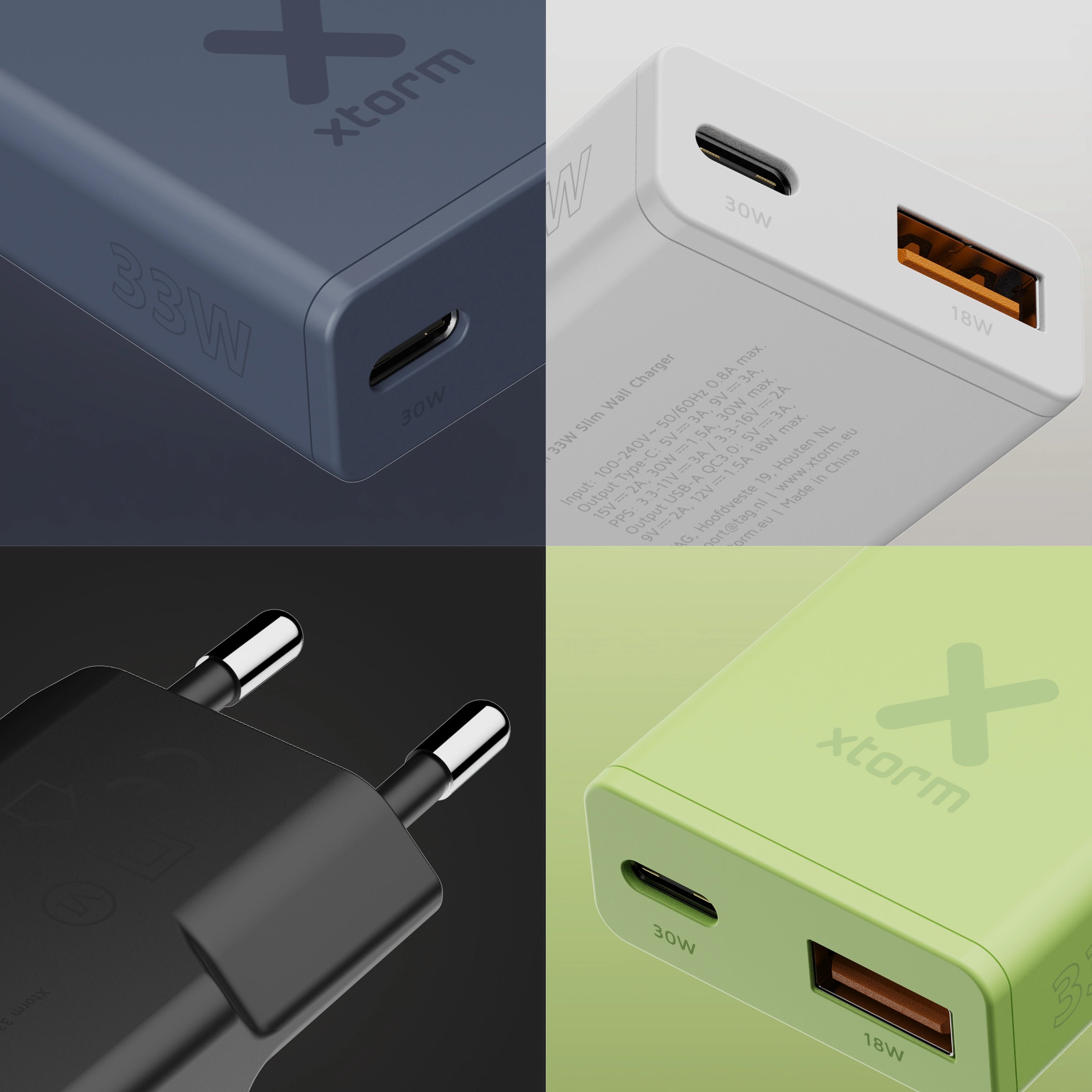 xtorm-go2-slimline-33w-chargeur-mural-compact-usb-c-pd image 5
