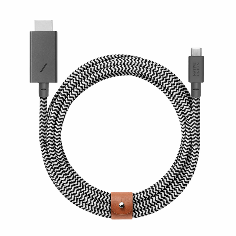native-union-belt-hdmi-c-ble-usb-c-vers-hdmi-4k-3-m-en-nylon-tress-avec-lani-re- image 1