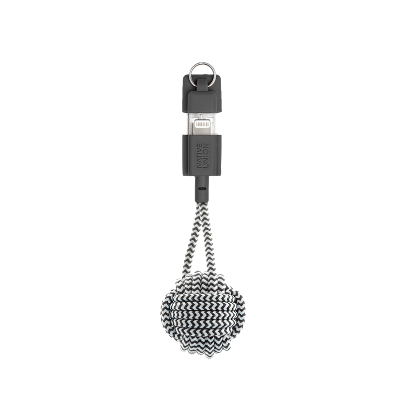 native-union-key-cable-usb-a-vers-lightning-c-ble-porte-cl-s-certifi-mfi image 6