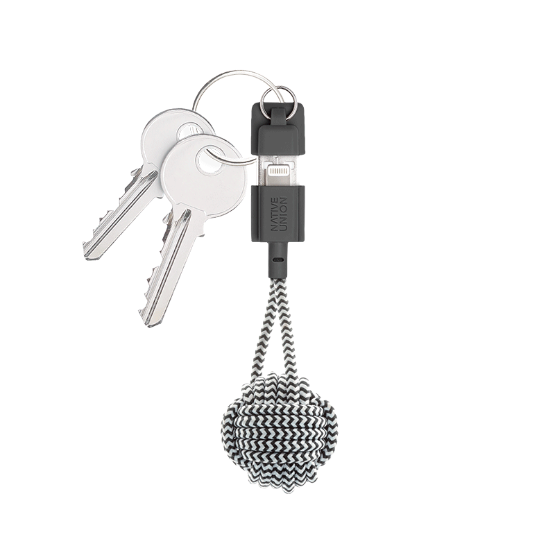 native-union-key-cable-usb-a-vers-lightning-c-ble-porte-cl-s-certifi-mfi image 1