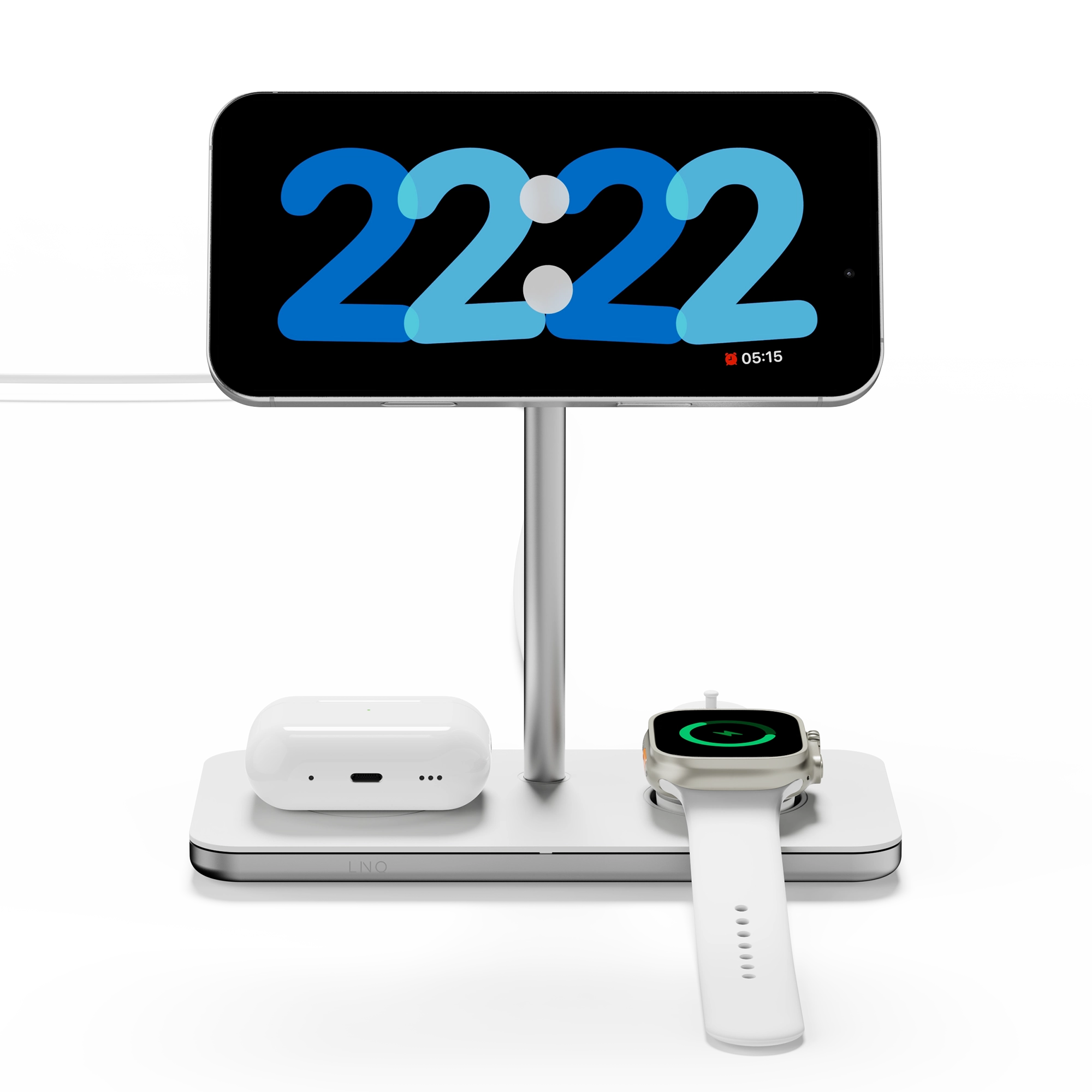 xtorm-linq-3-en-1-qi2-station-de-charge-sans-fil-magn-tique-pour-iphone-apple-wa image 4