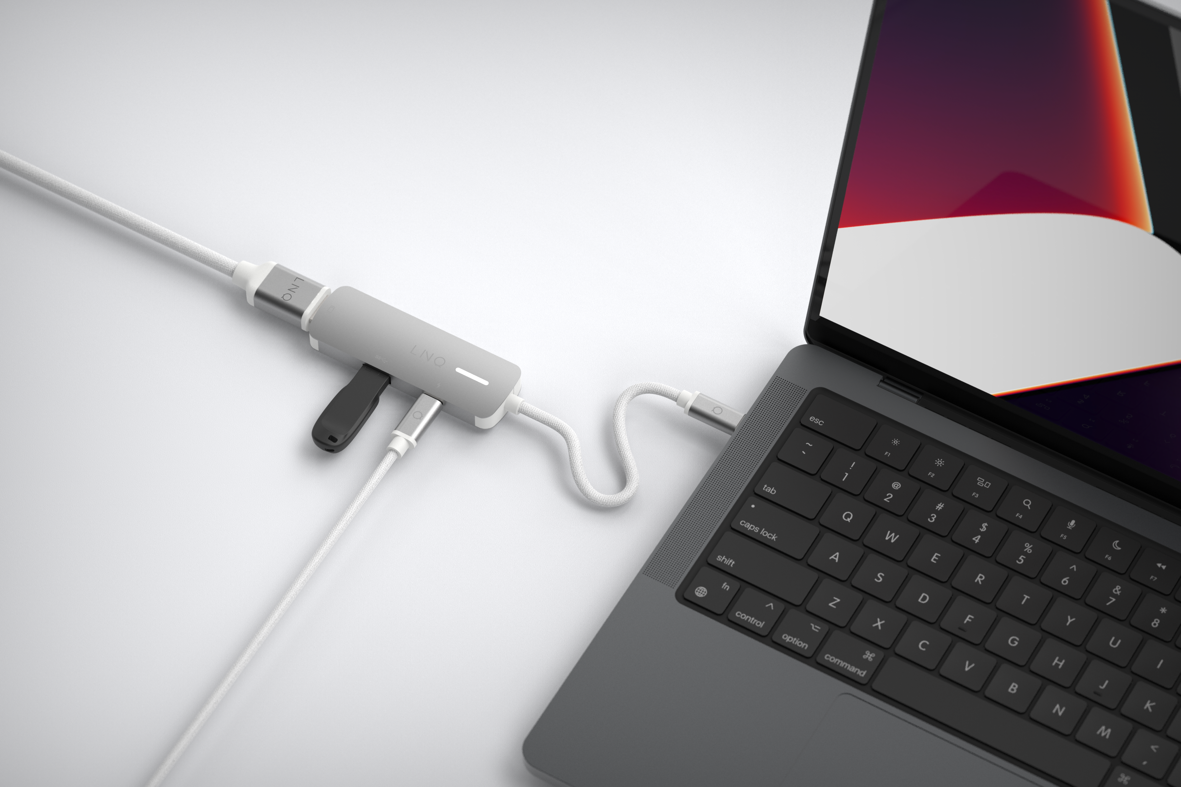 xtorm-linq-3in1-usb-c-hdmi-adapter-140w-adaptateur-multiport-hdmi-4k-60hz-et-cha image 3