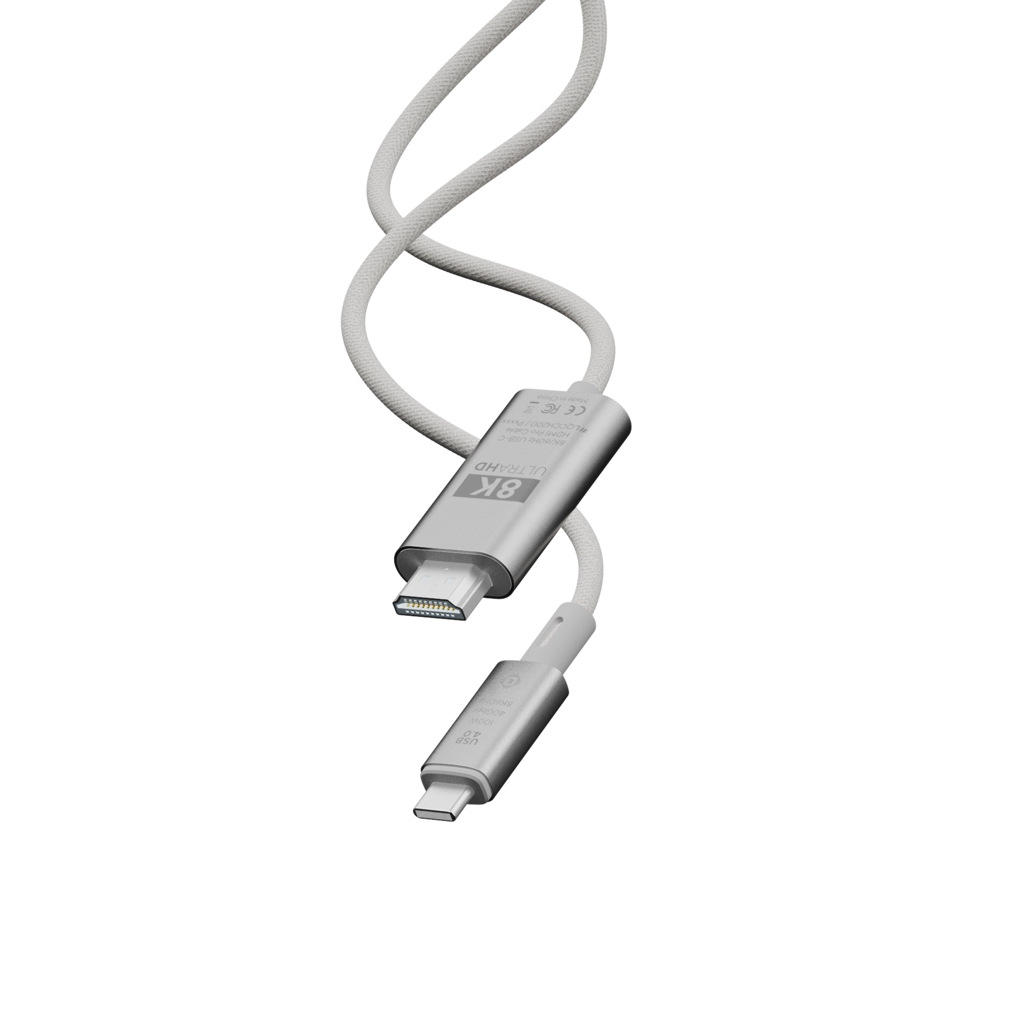 xtorm-procable-usb-c-vers-hdmi-2-m-8k-60hz-c-ble-hdmi-2-1-pour-cran-externe image 2
